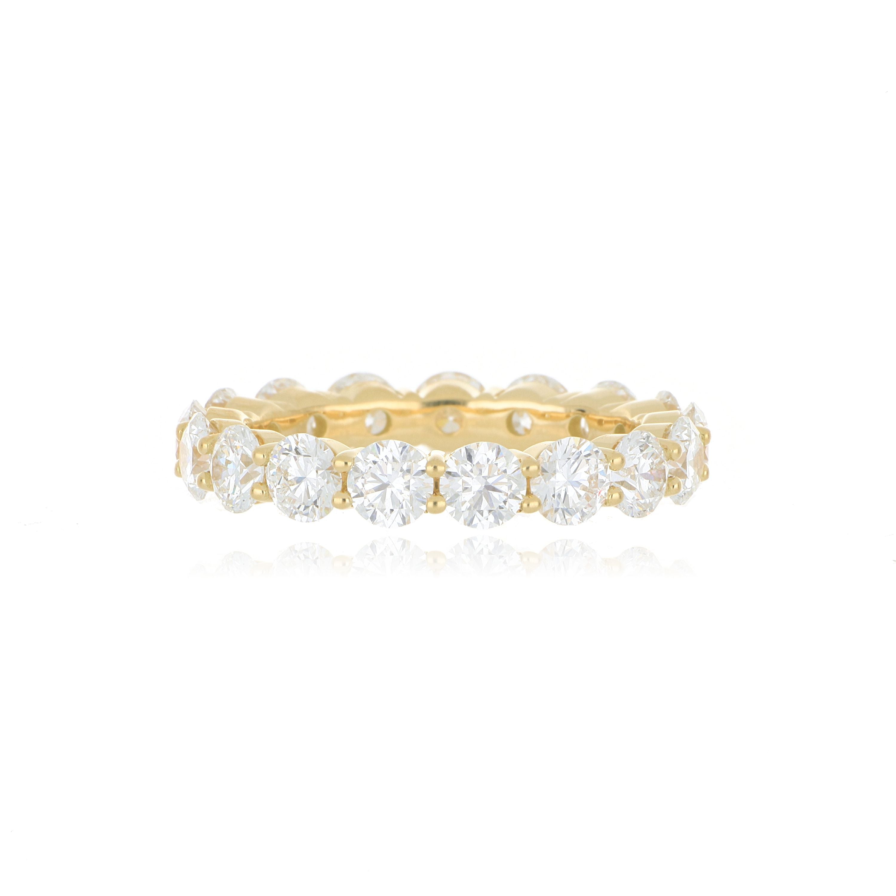 18k Yellow Gold Diamond Eternity Ring
