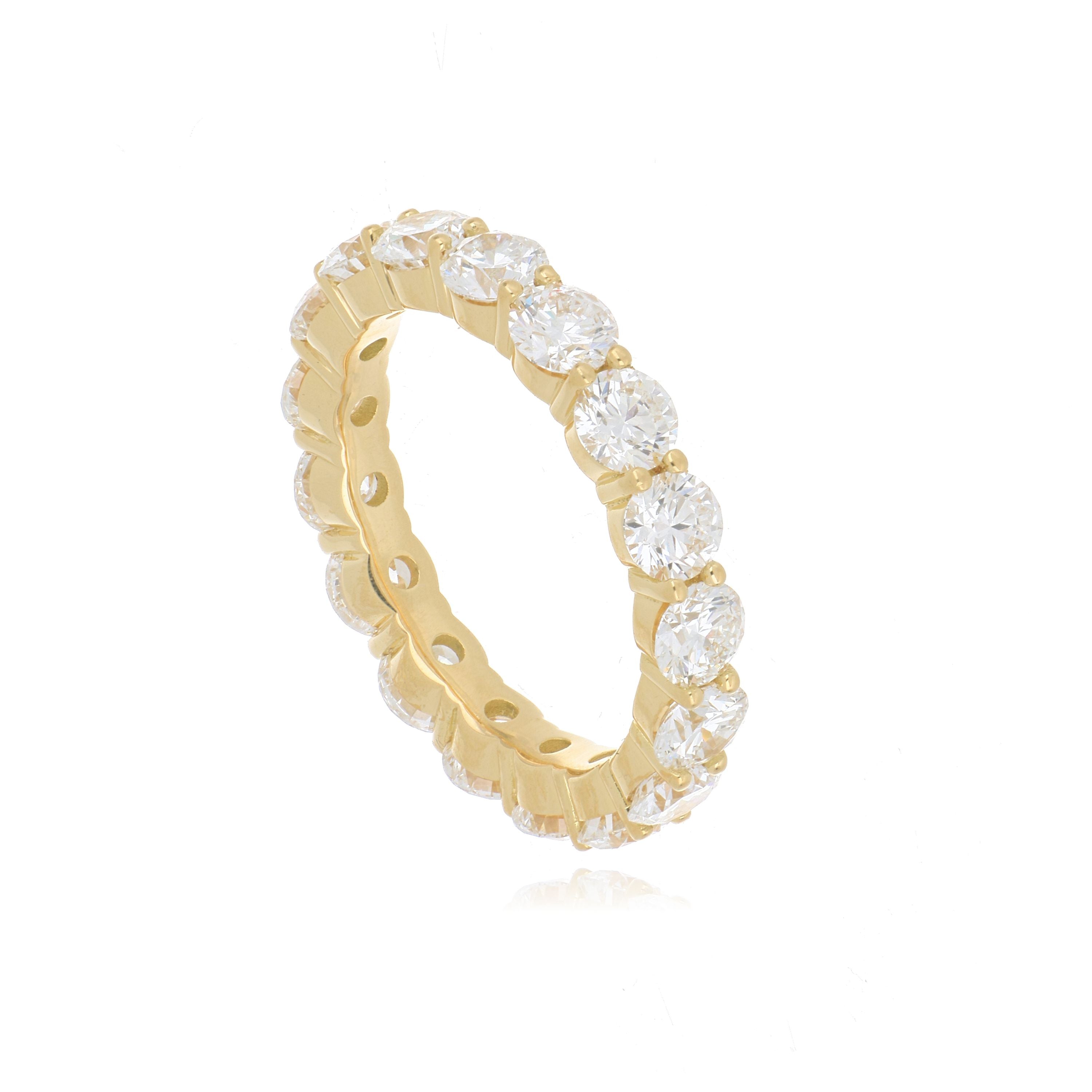 18k Yellow Gold Diamond Eternity Ring