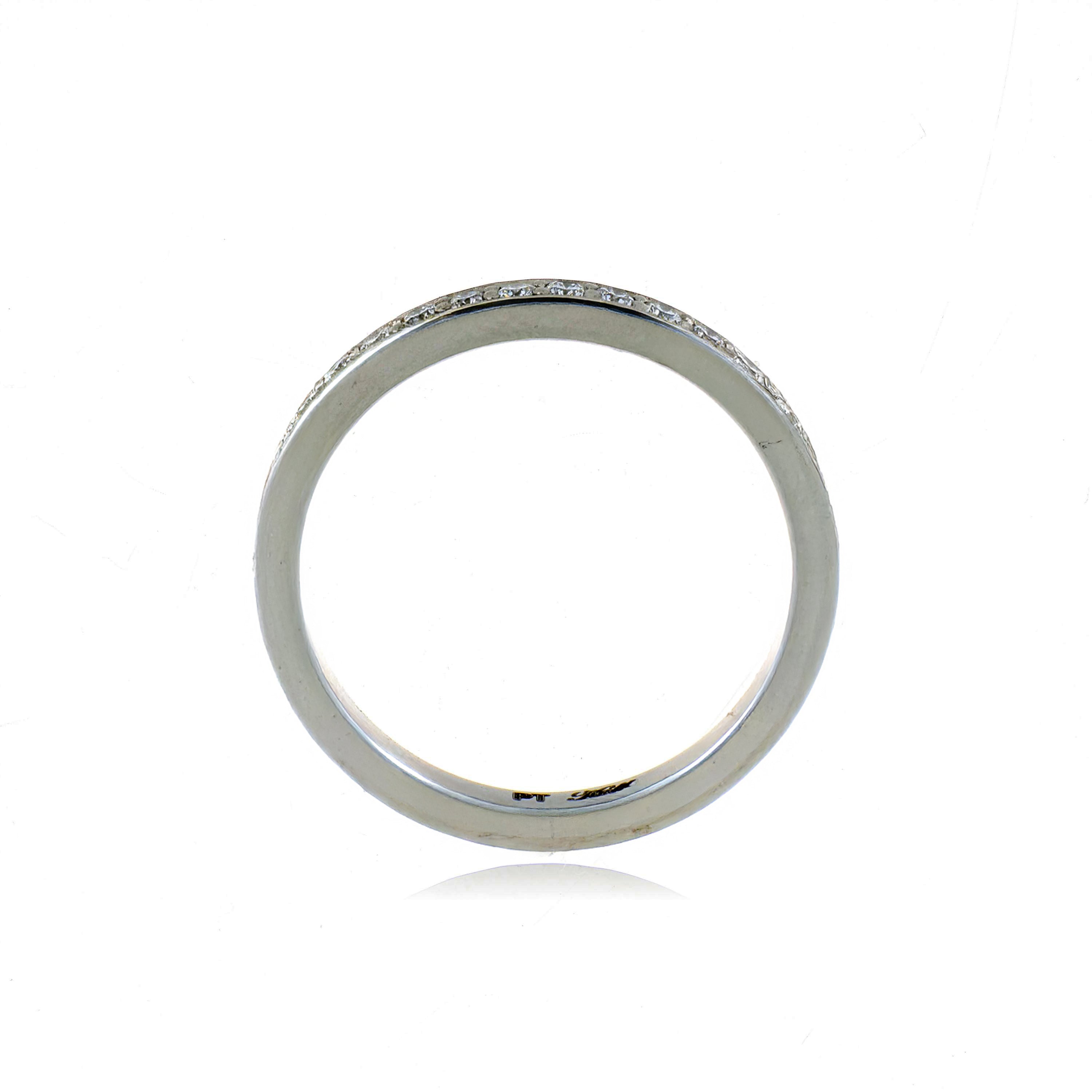 Platinum Diamond Eternity Wedding Band