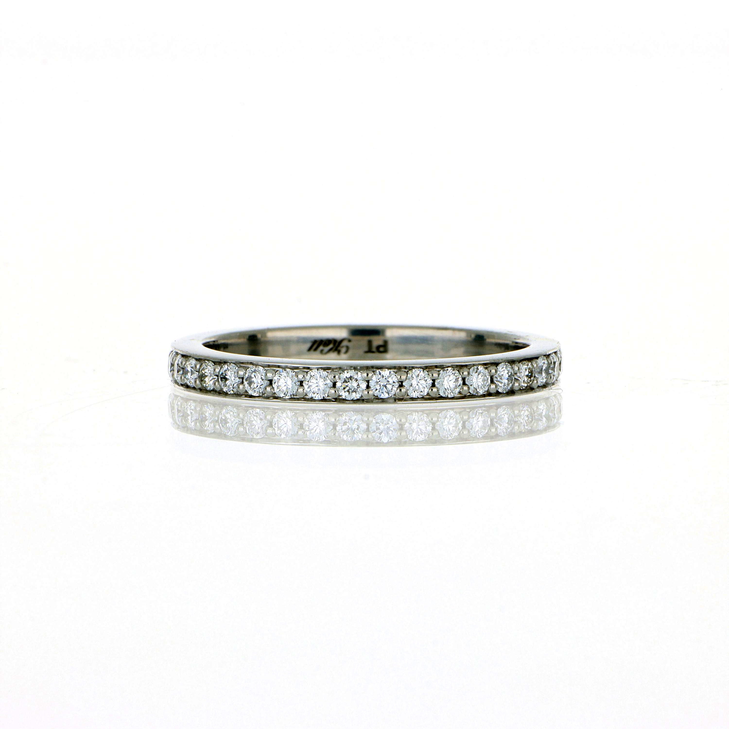 Platinum Diamond Eternity Wedding Band
