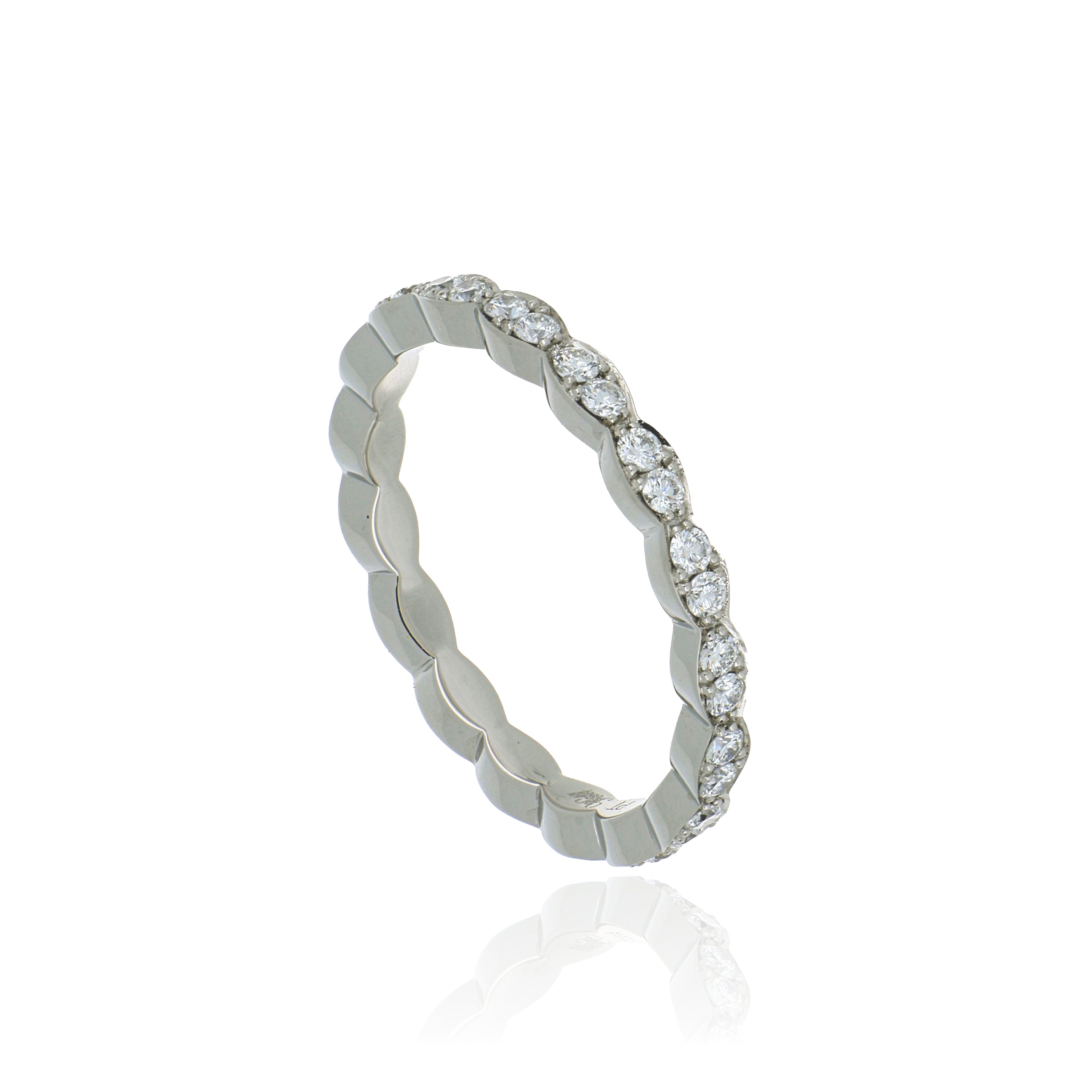 Platinum Diamond Wedding Band