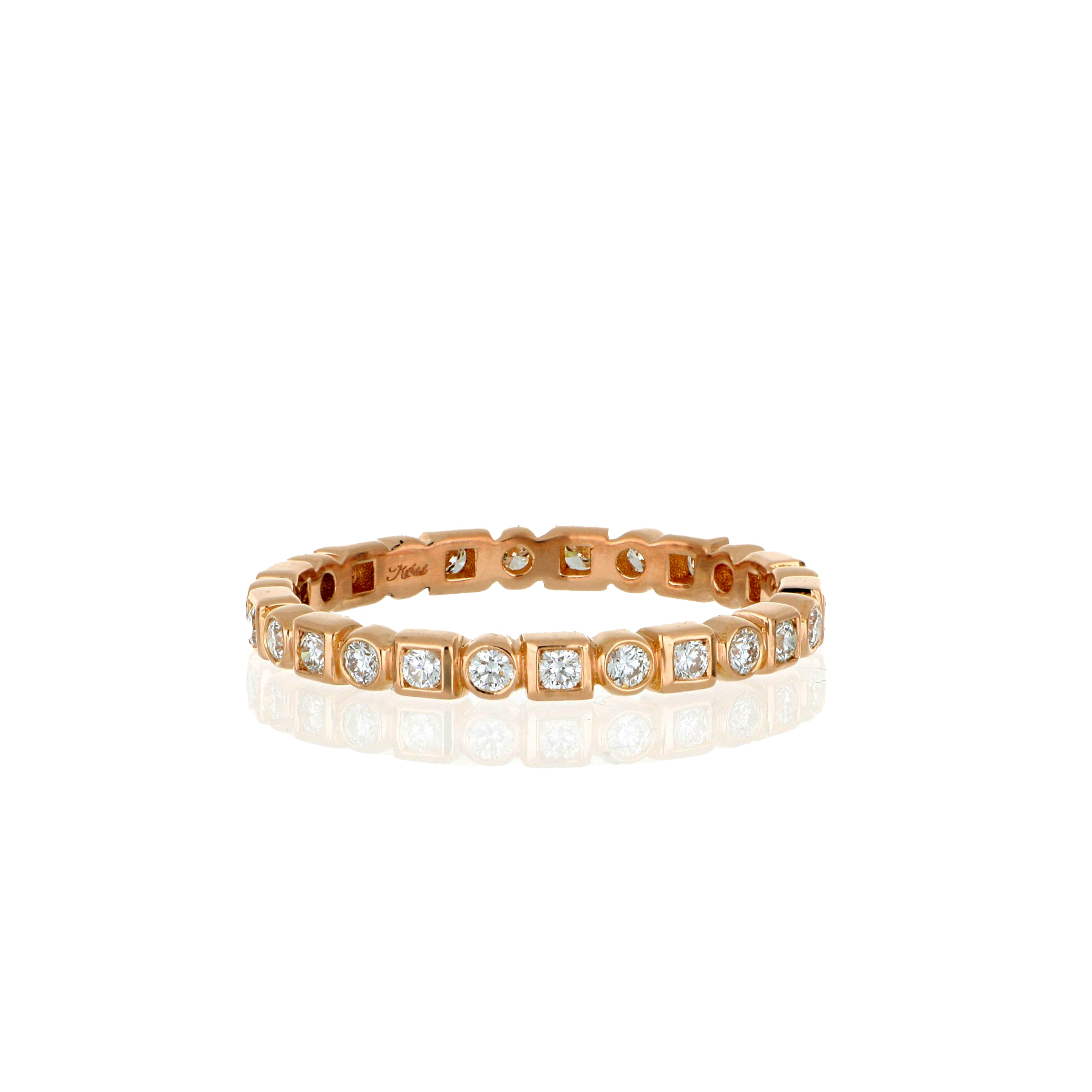 18k Rose Gold Diamond Ring