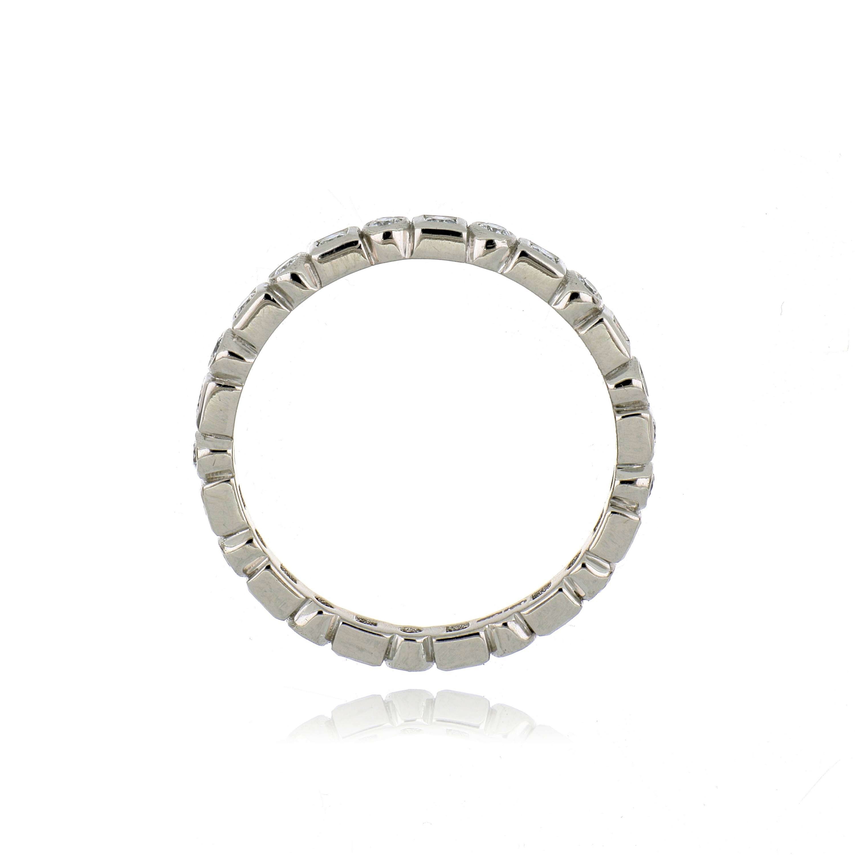 Platinum Diamond Eternity Wedding Band