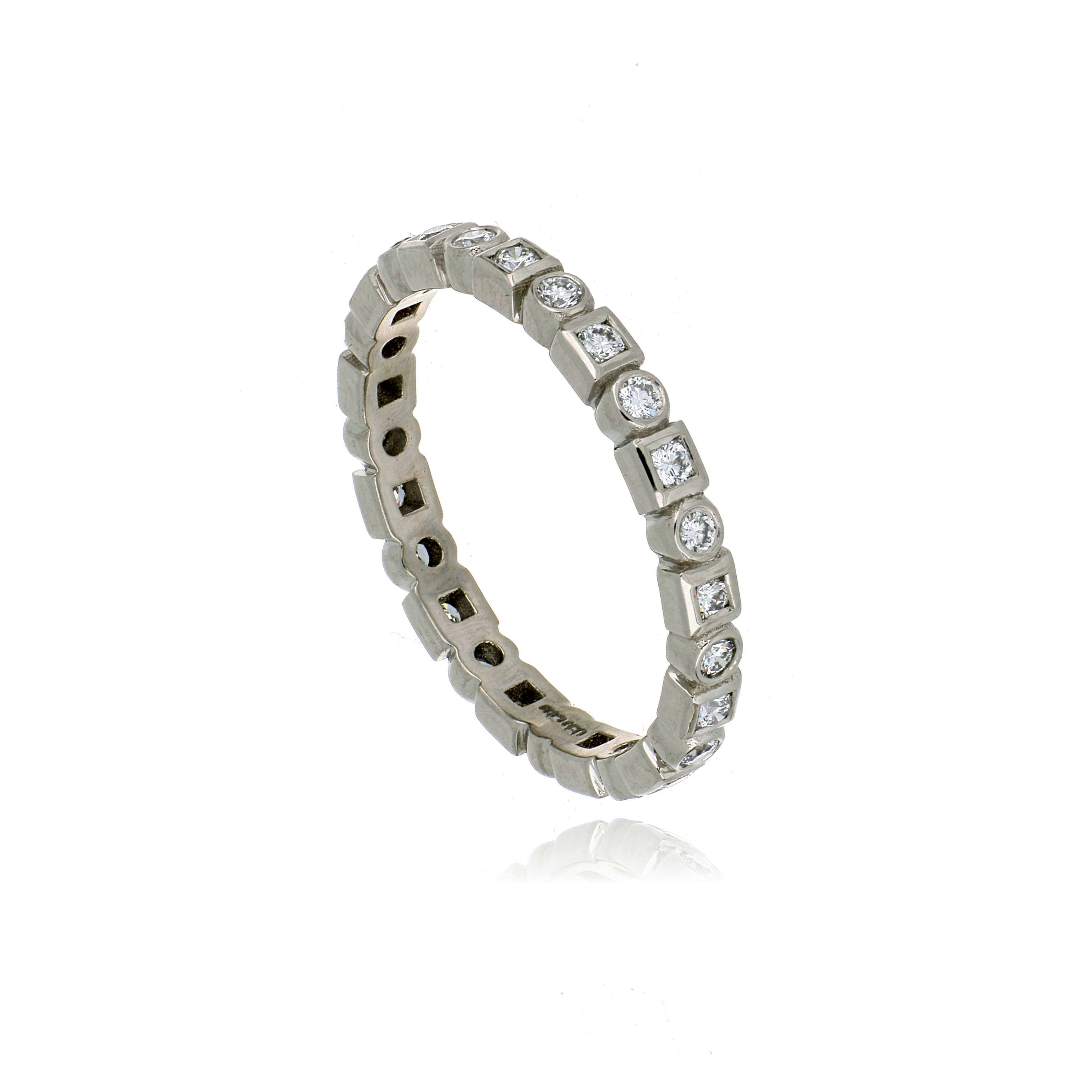Platinum Diamond Eternity Wedding Band