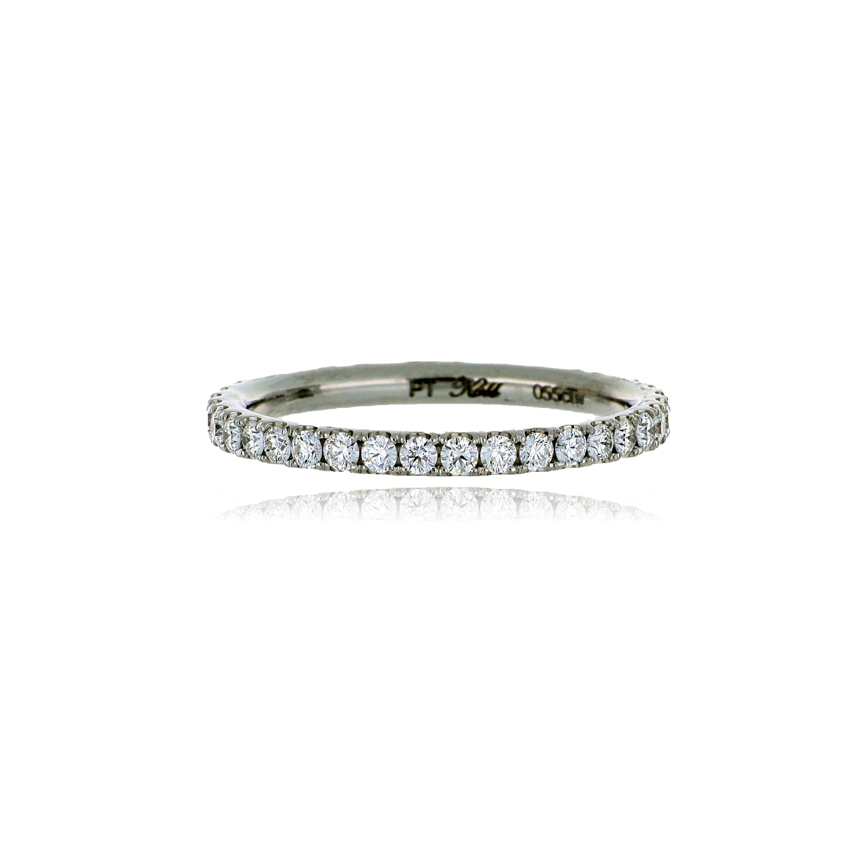 Platinum Diamond Eternity Wedding Band