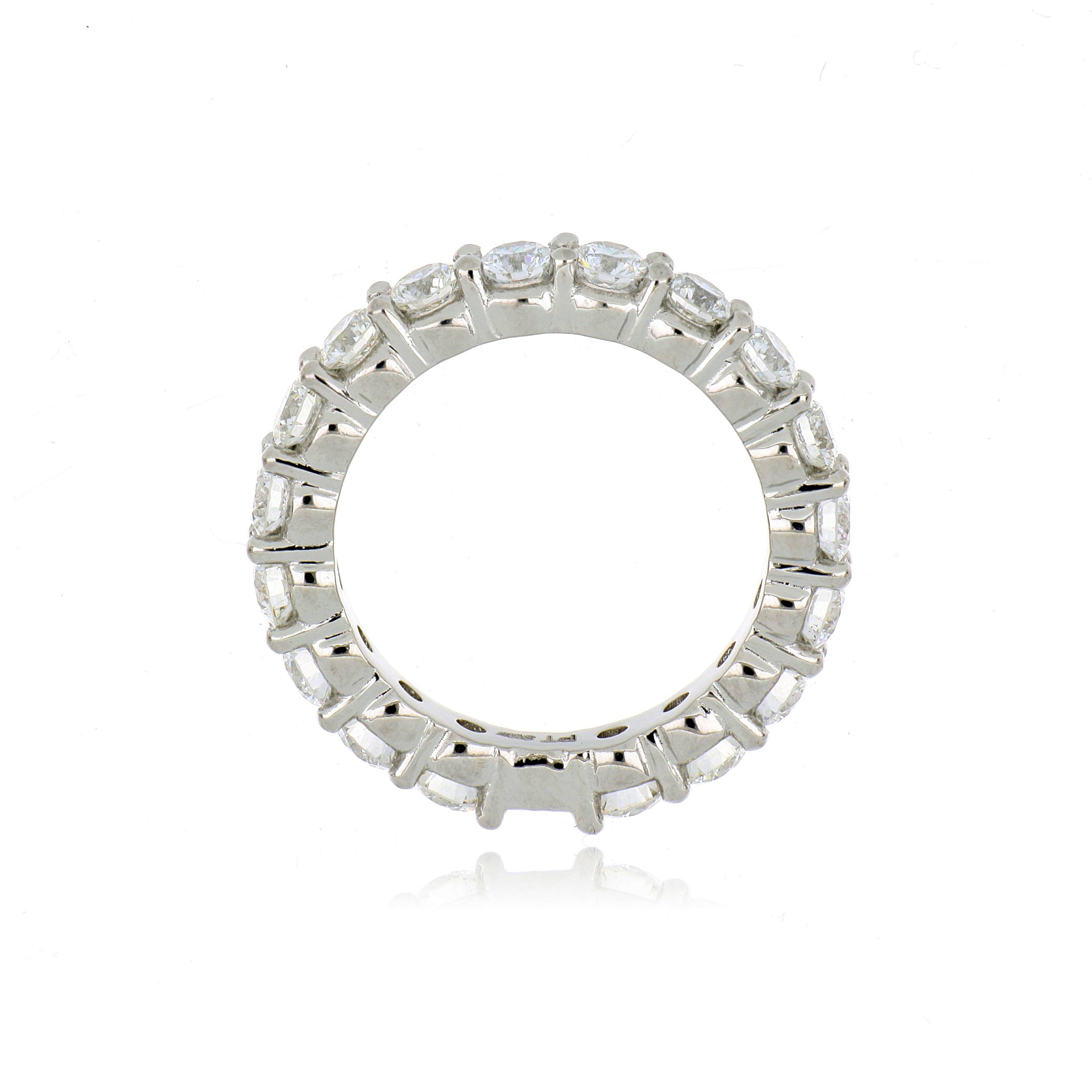 Platinum Diamond Eternity Wedding Band