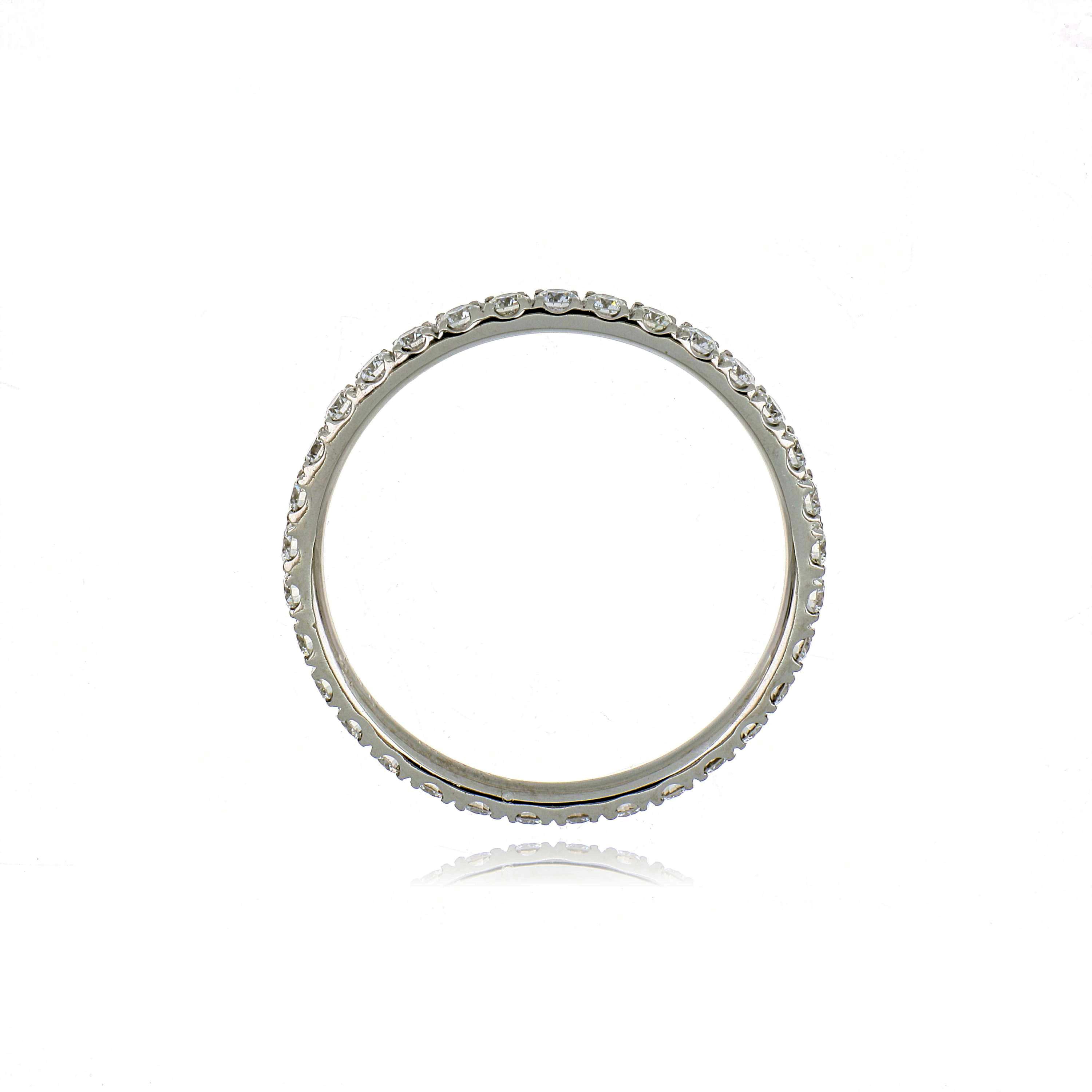 Platinum Diamond Eternity Wedding Band