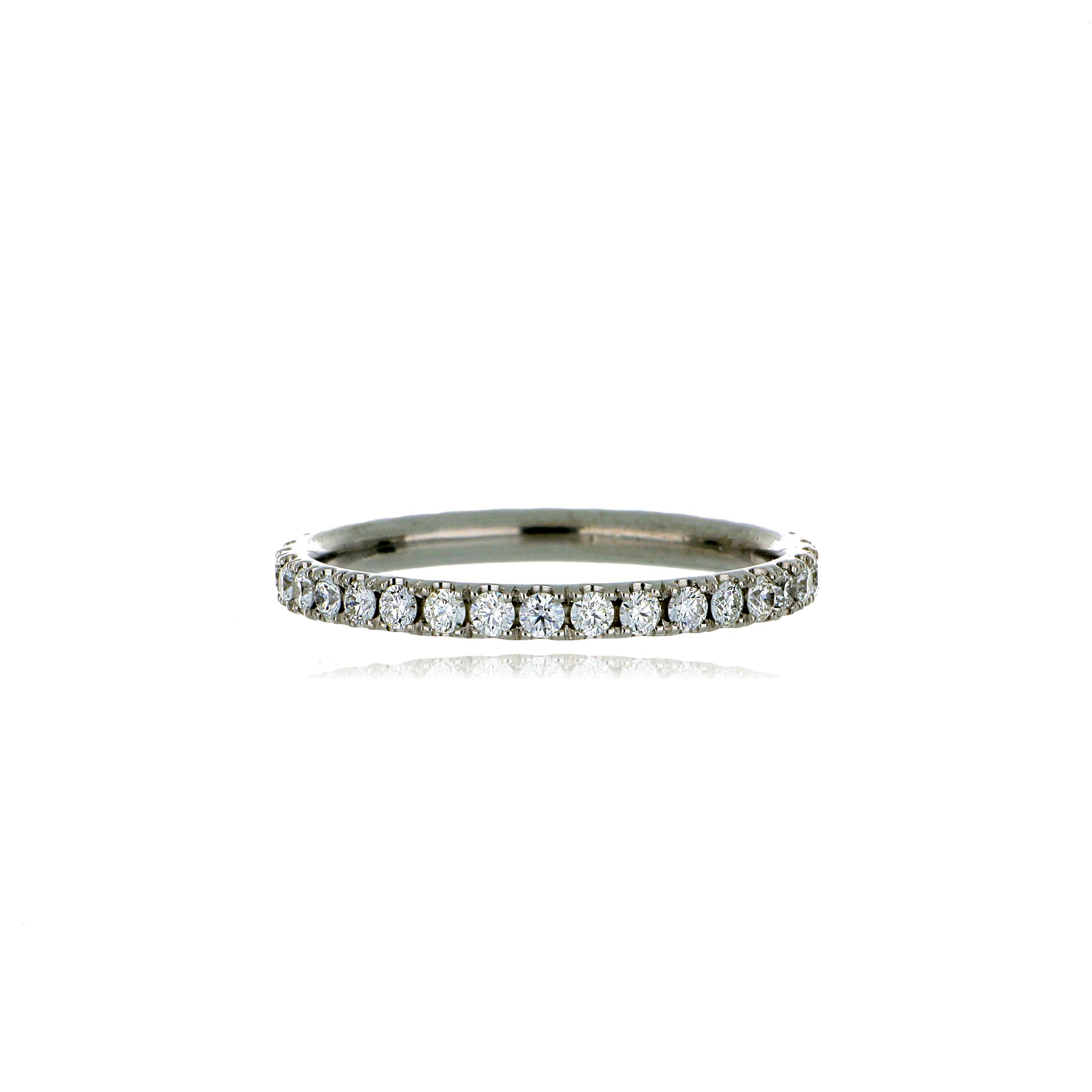 Platinum Diamond Eternity Wedding Band