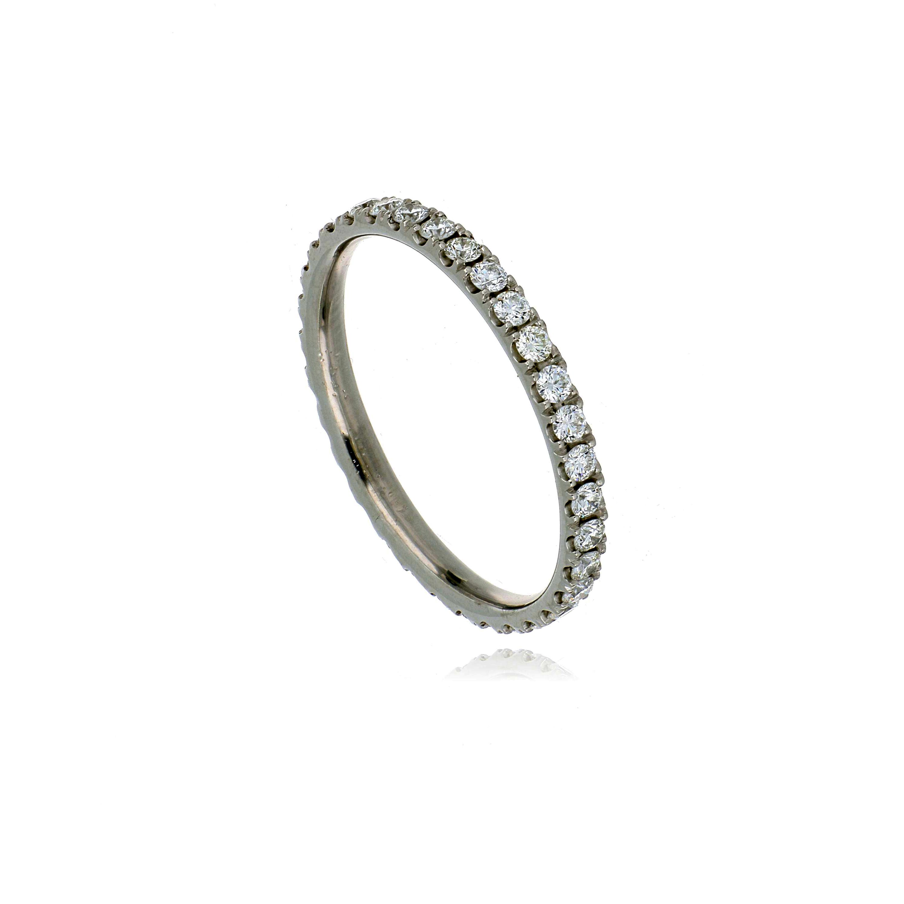 Platinum Diamond Eternity Wedding Band