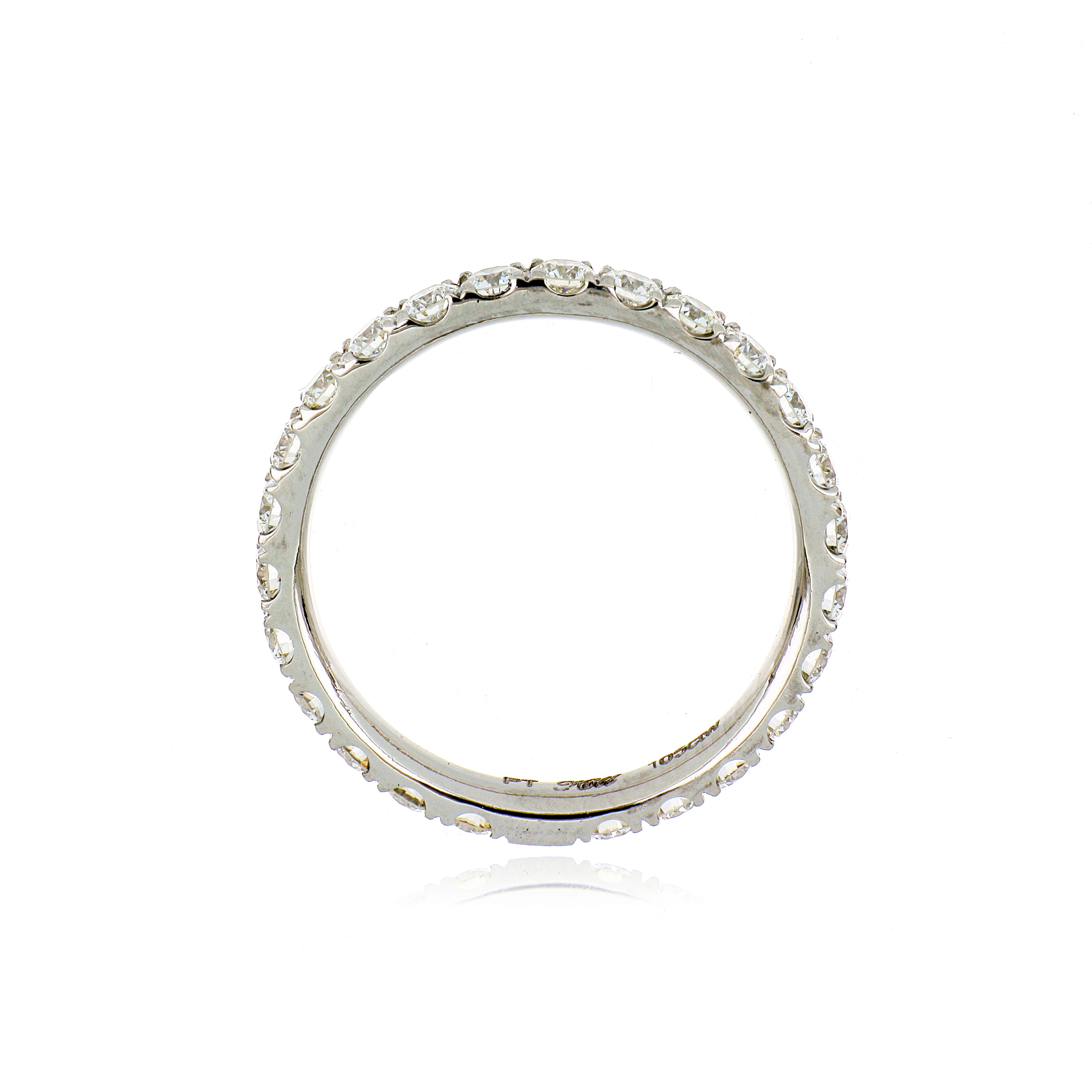 Platinum Diamond Eternity Wedding Band - Charles Koll Jewelers