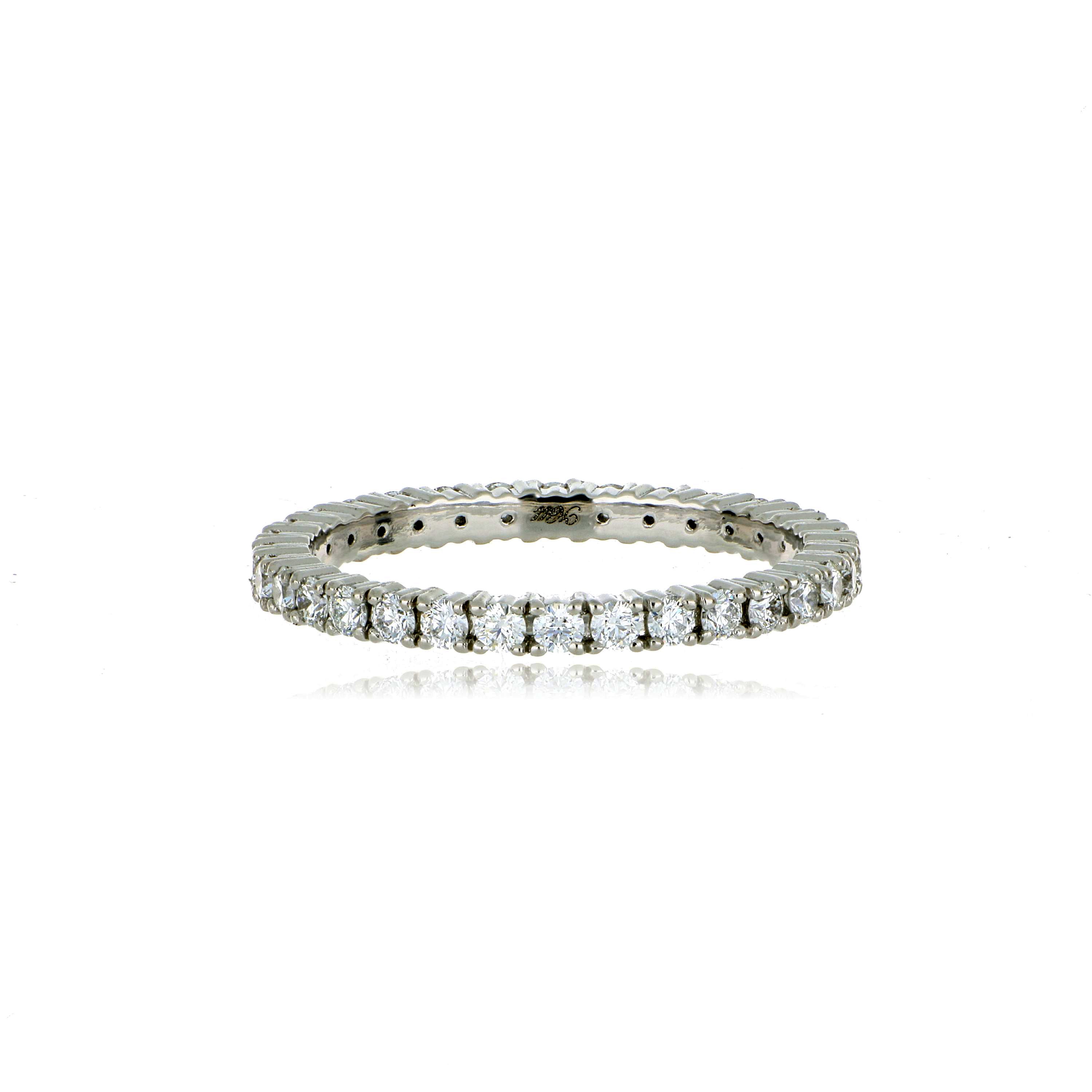 Platinum Diamond Eternity Wedding Band