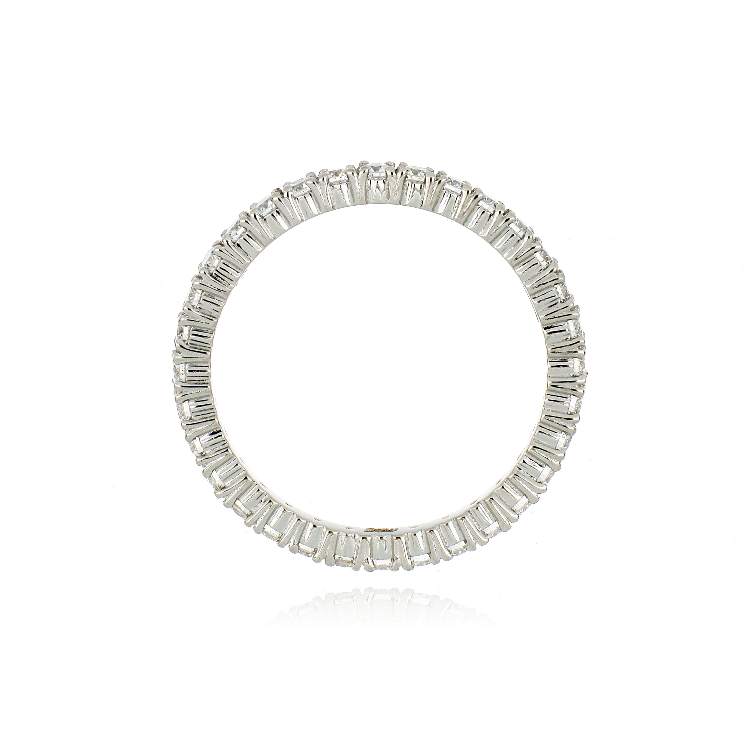 Platinum Diamond Eternity Wedding Band - Charles Koll Jewelers