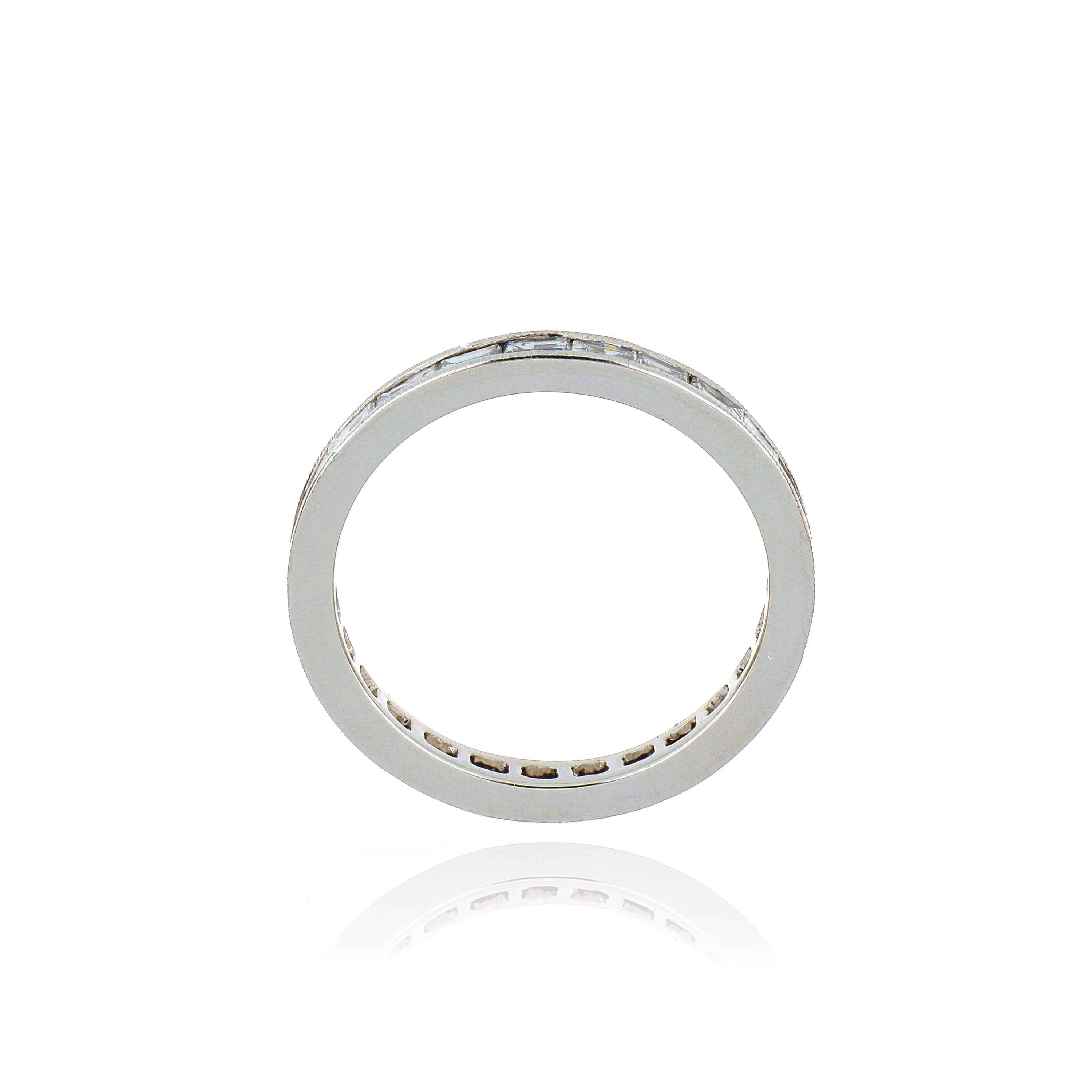 Platinum Diamond Wedding Band - Charles Koll Jewelers
