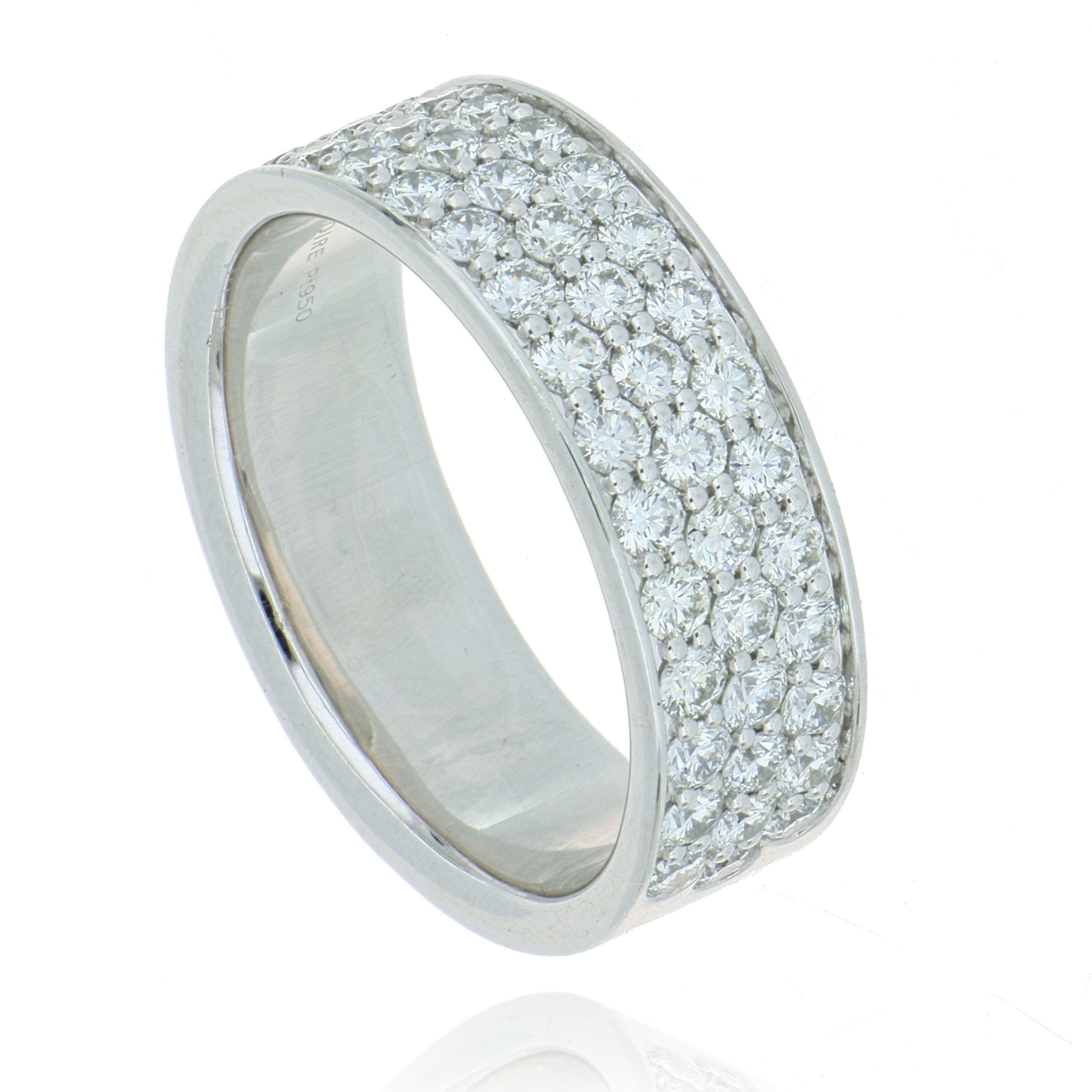 Platinum Diamond Eternity Band