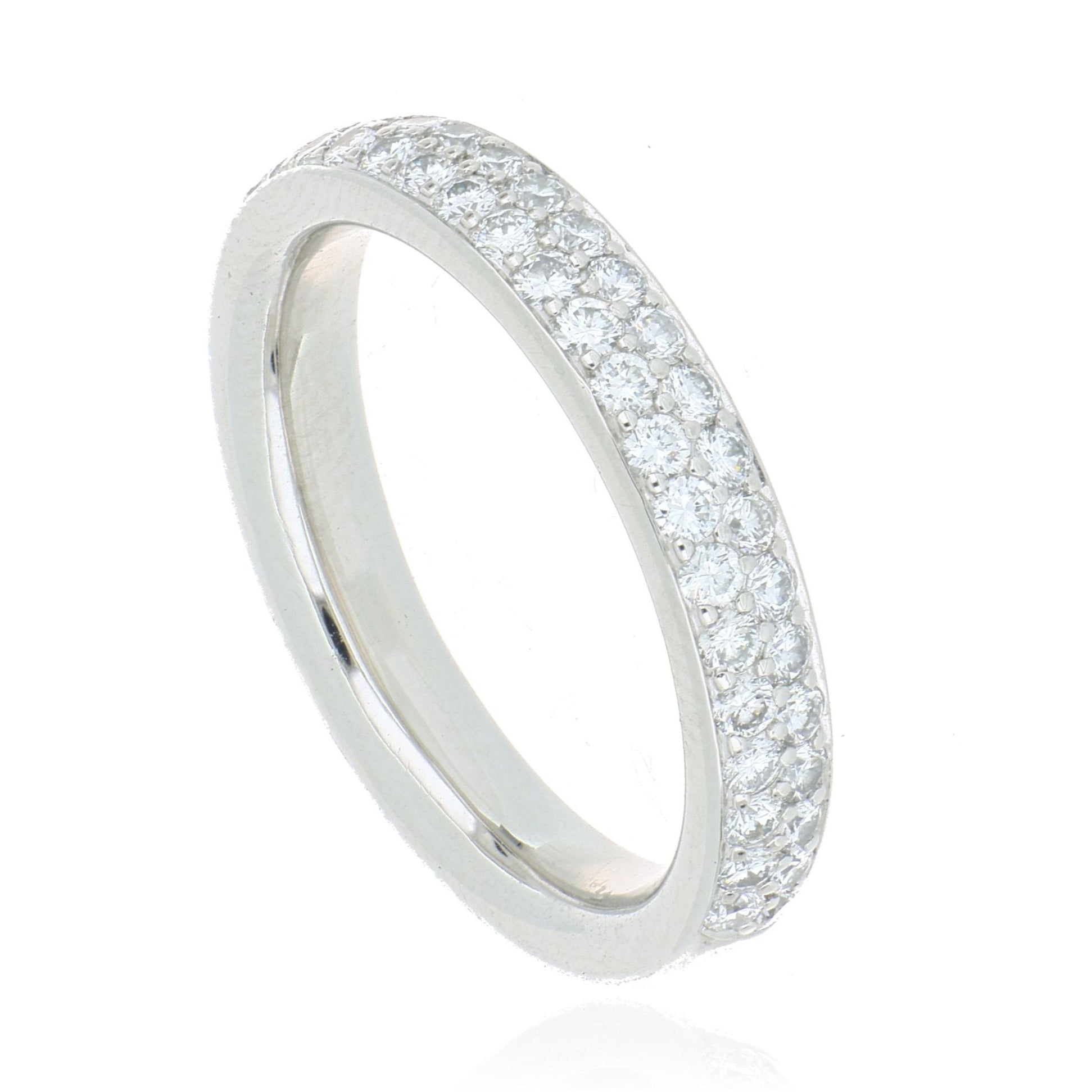 Platinum Diamond Band - Charles Koll Jewelers