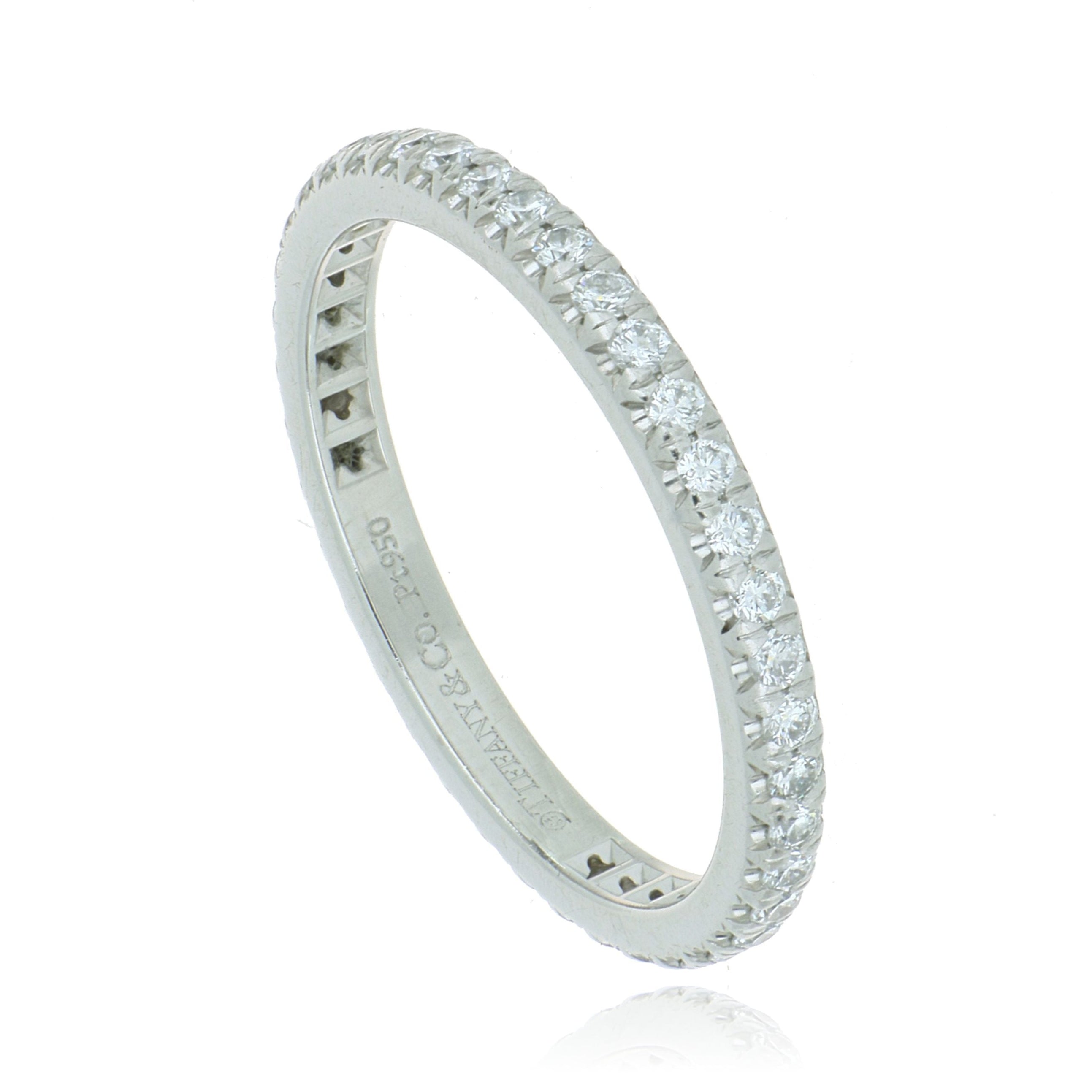 Tiffany & Co. Platinum Diamond Wedding Band