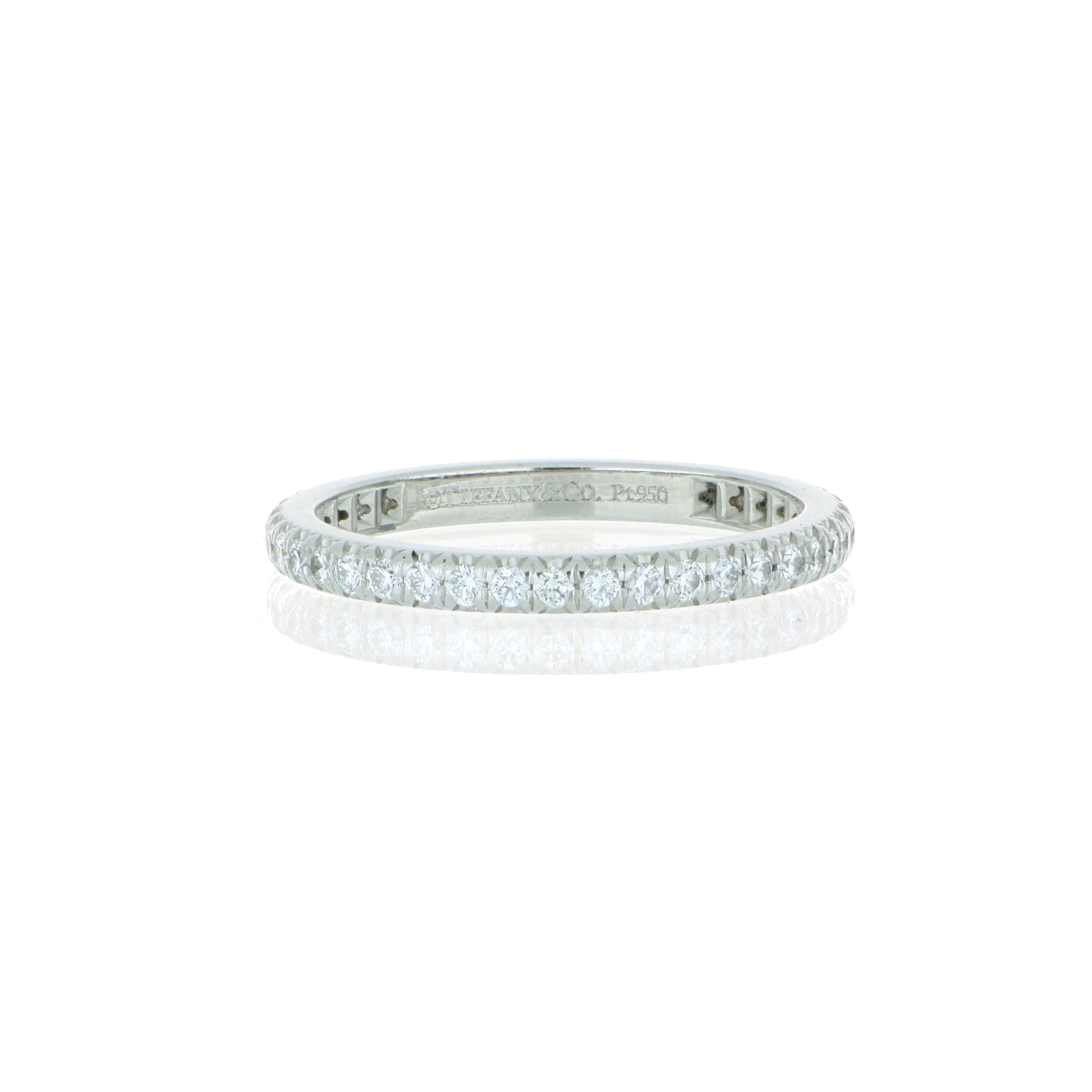 Tiffany & Co. Platinum Diamond Wedding Band