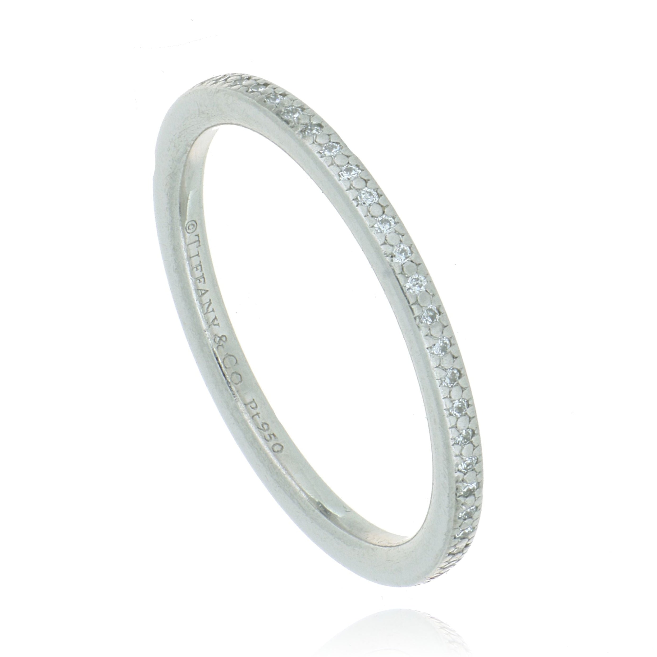 Tiffany & Co. Platinum Diamond Eternity Wedding Band