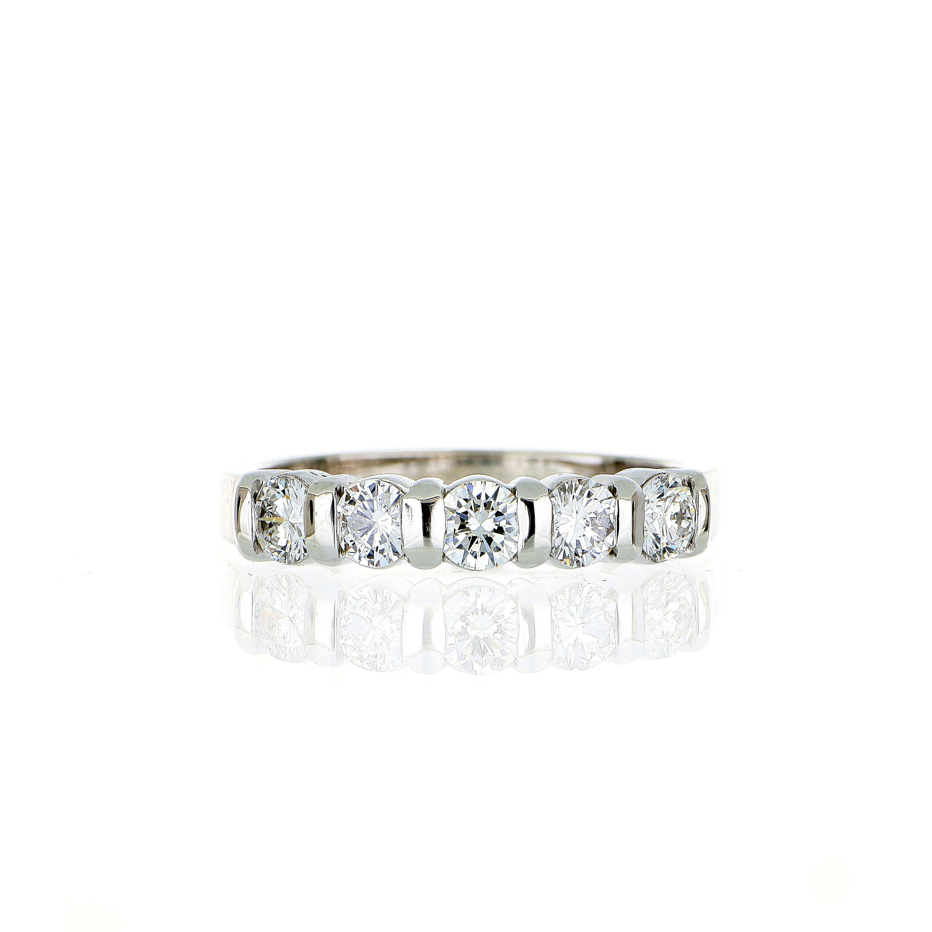 Platinum Diamond Anniversary Band