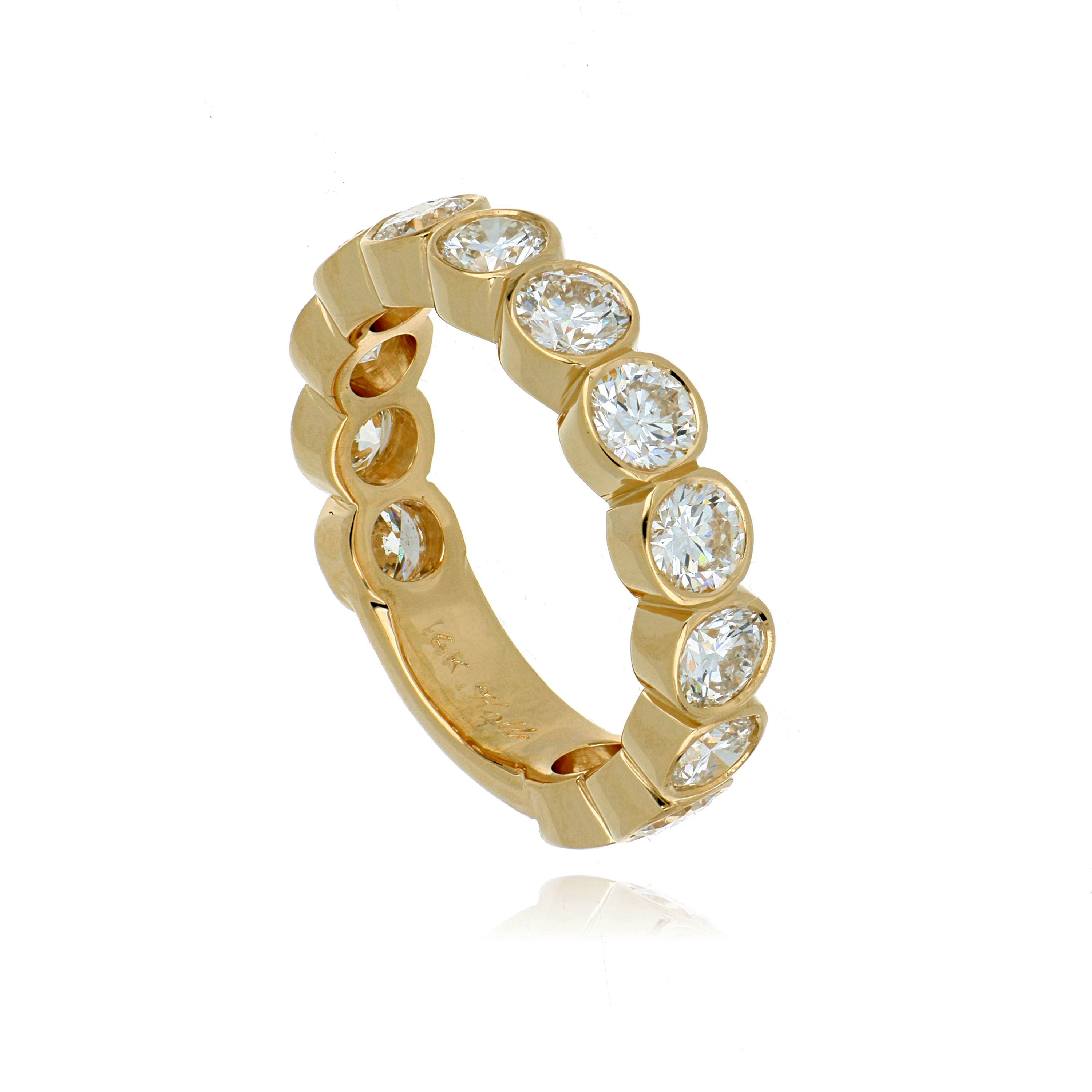 14k Yellow Gold Diamond Ring