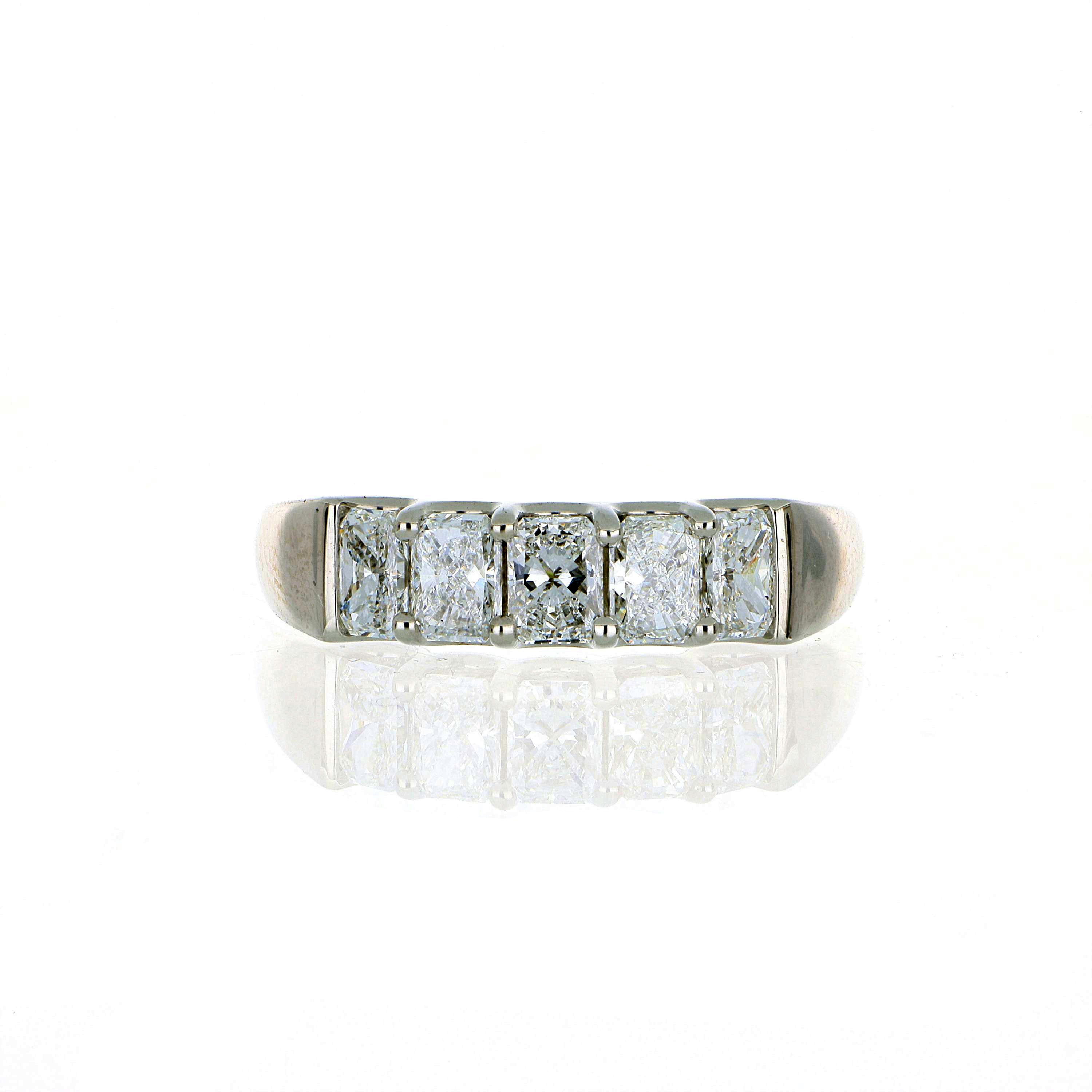 Platinum Diamond Anniversary Ring