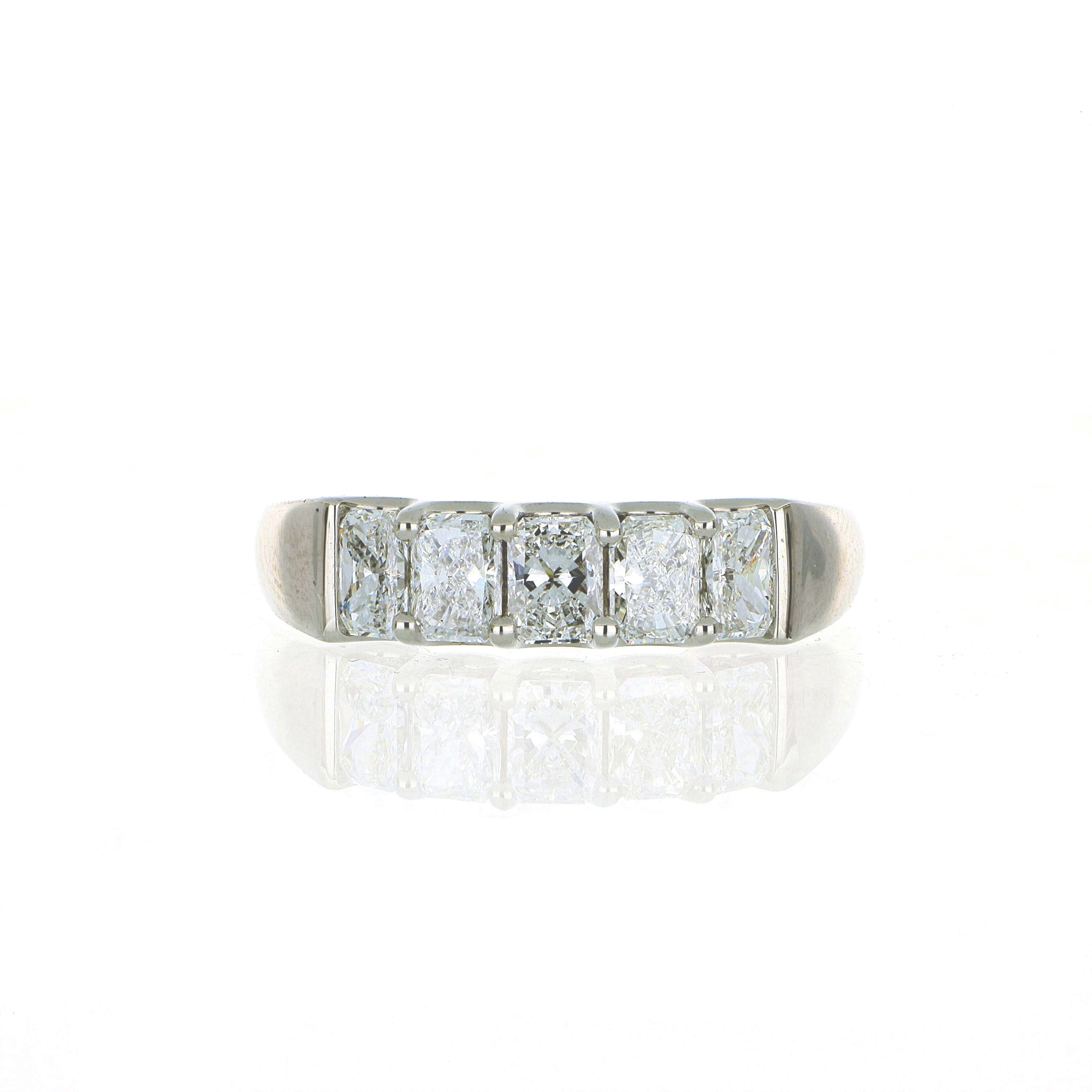 Platinum Diamond Anniversary Ring - Charles Koll Jewelers