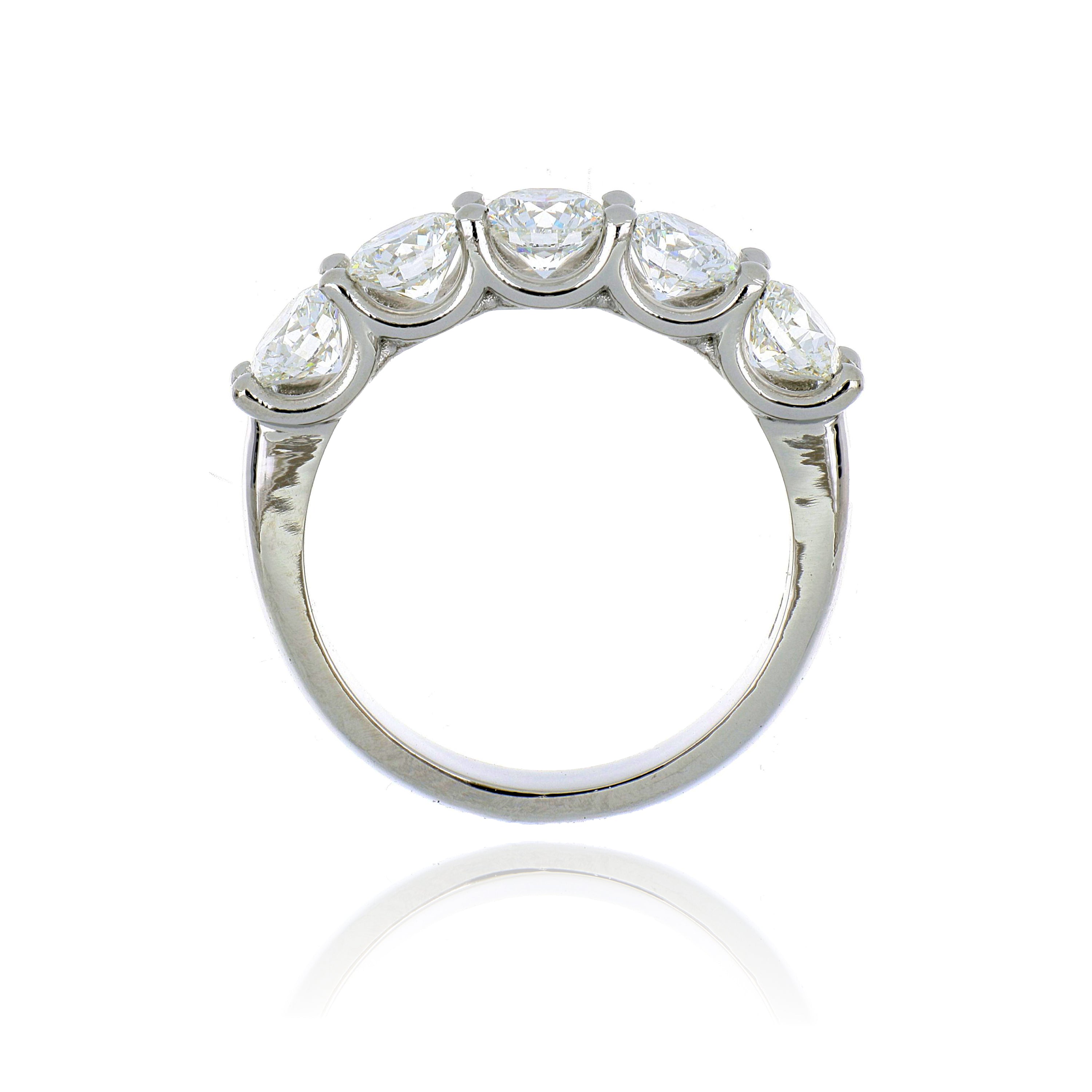Platinum Diamond Anniversary Ring