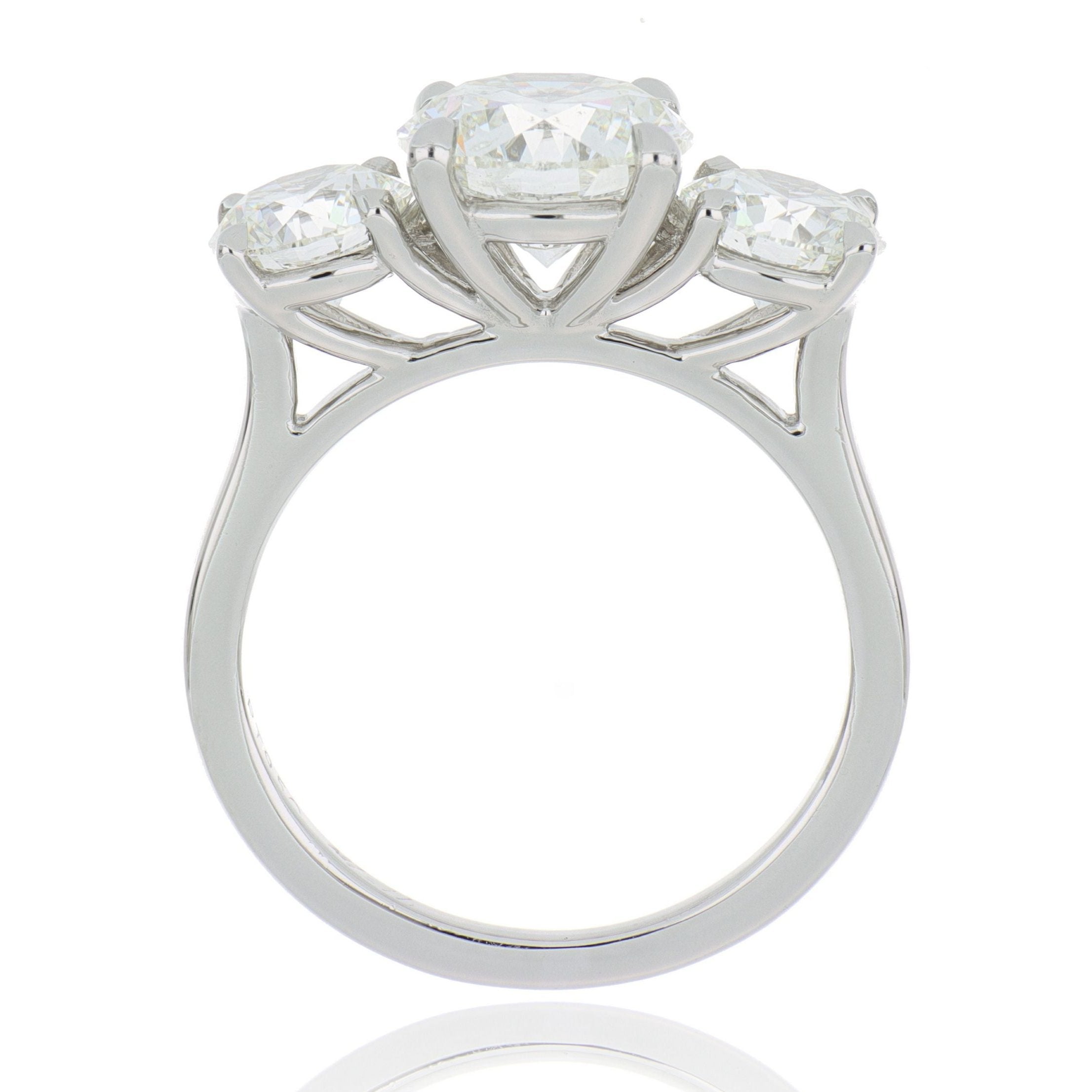 Platinum 3 Stone Diamond Ring