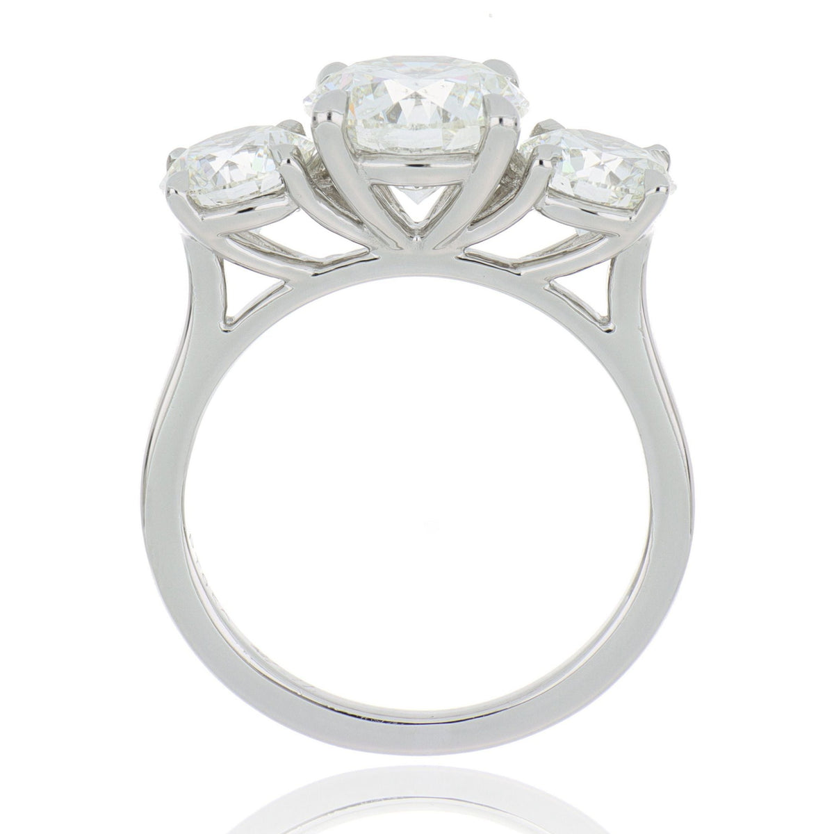 Platinum 3 Stone Diamond Ring – Charles Koll Jewellers