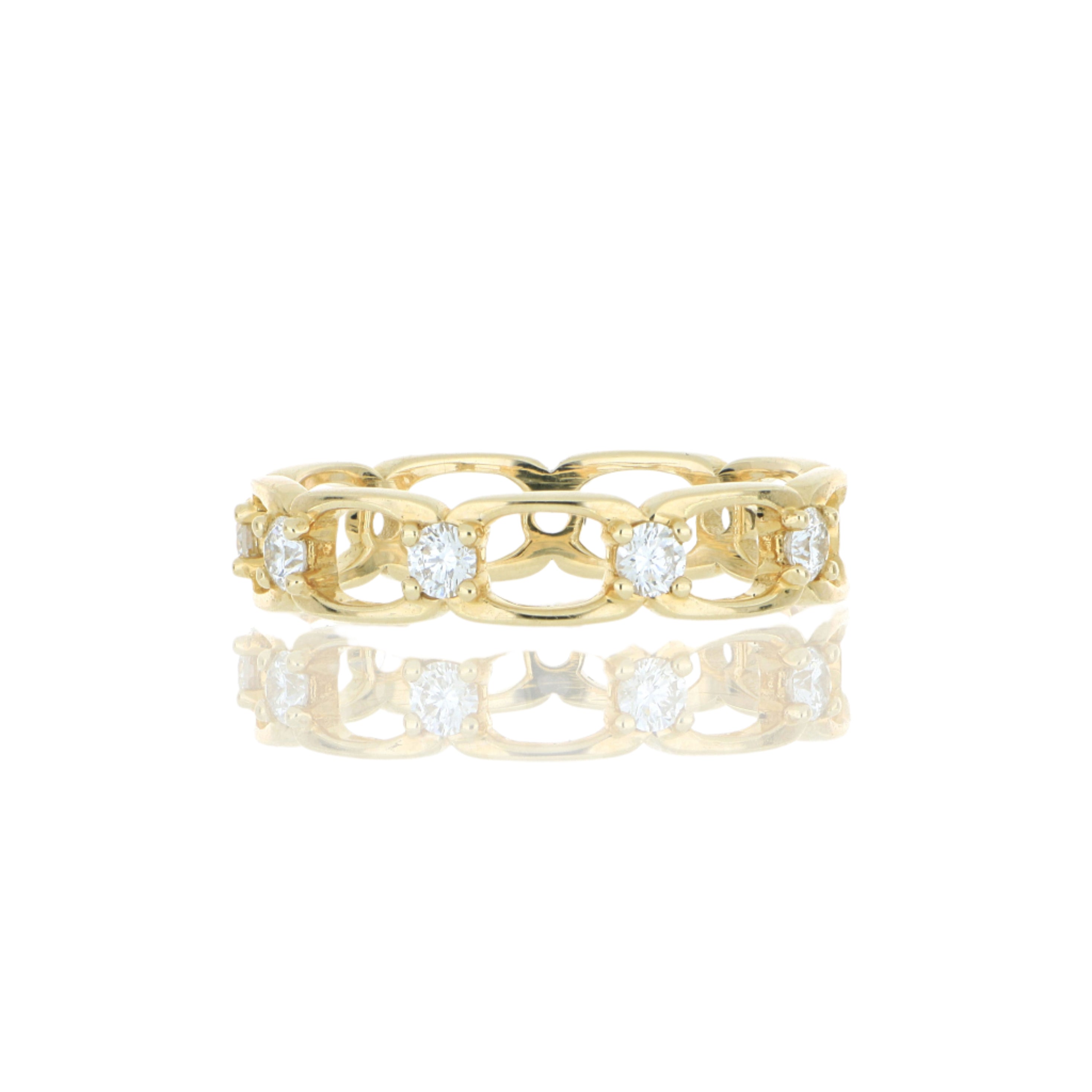 18k Yellow Gold Diamond Ring