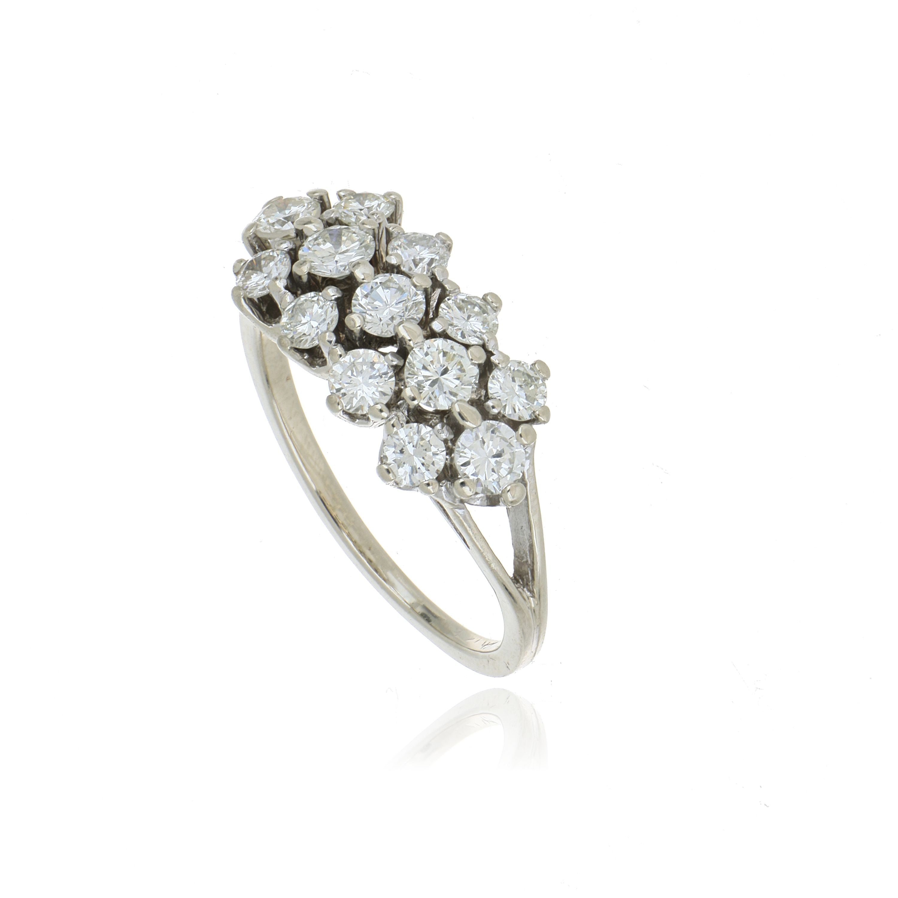 14k White Gold Diamond Ring