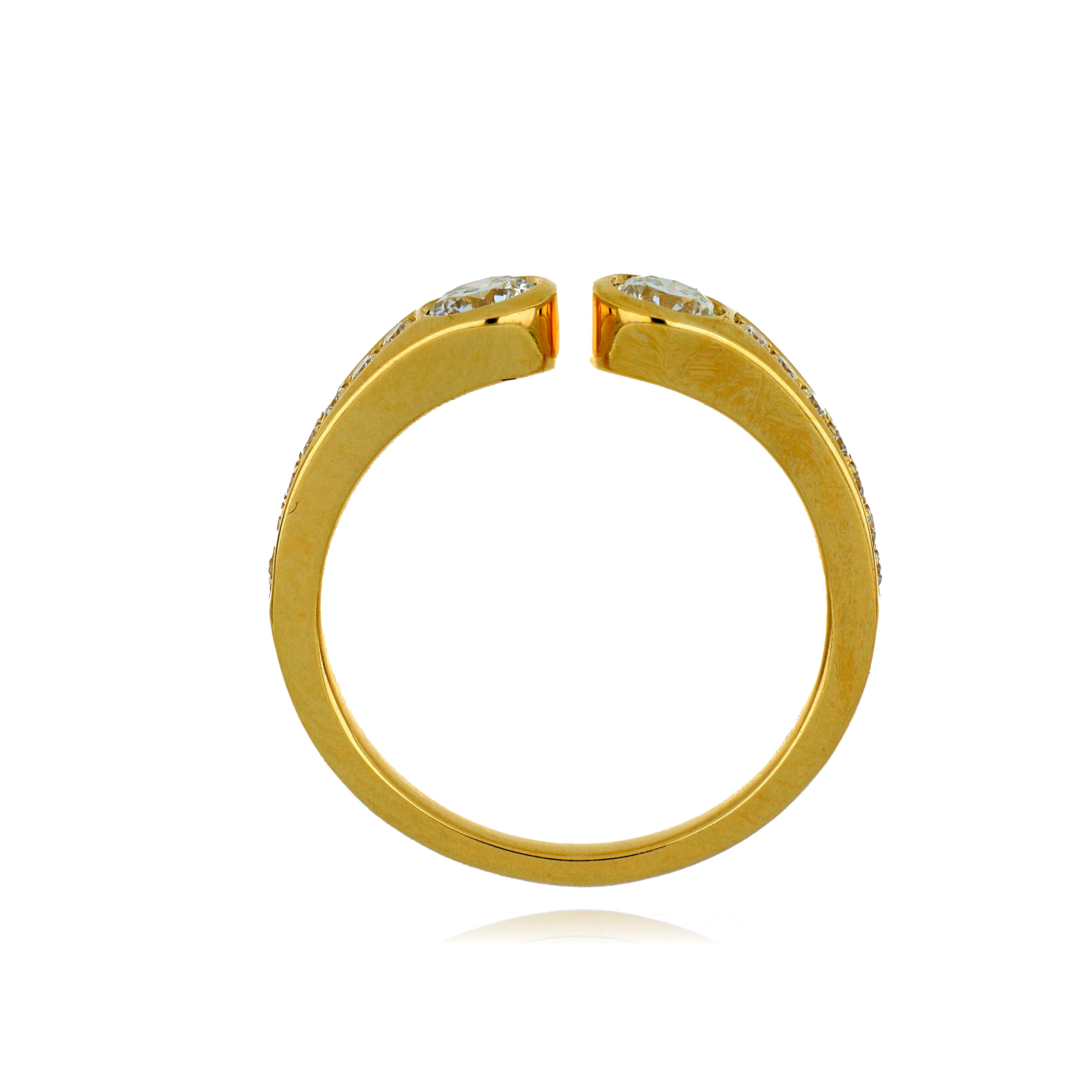 18k Yellow Gold Diamond Ring