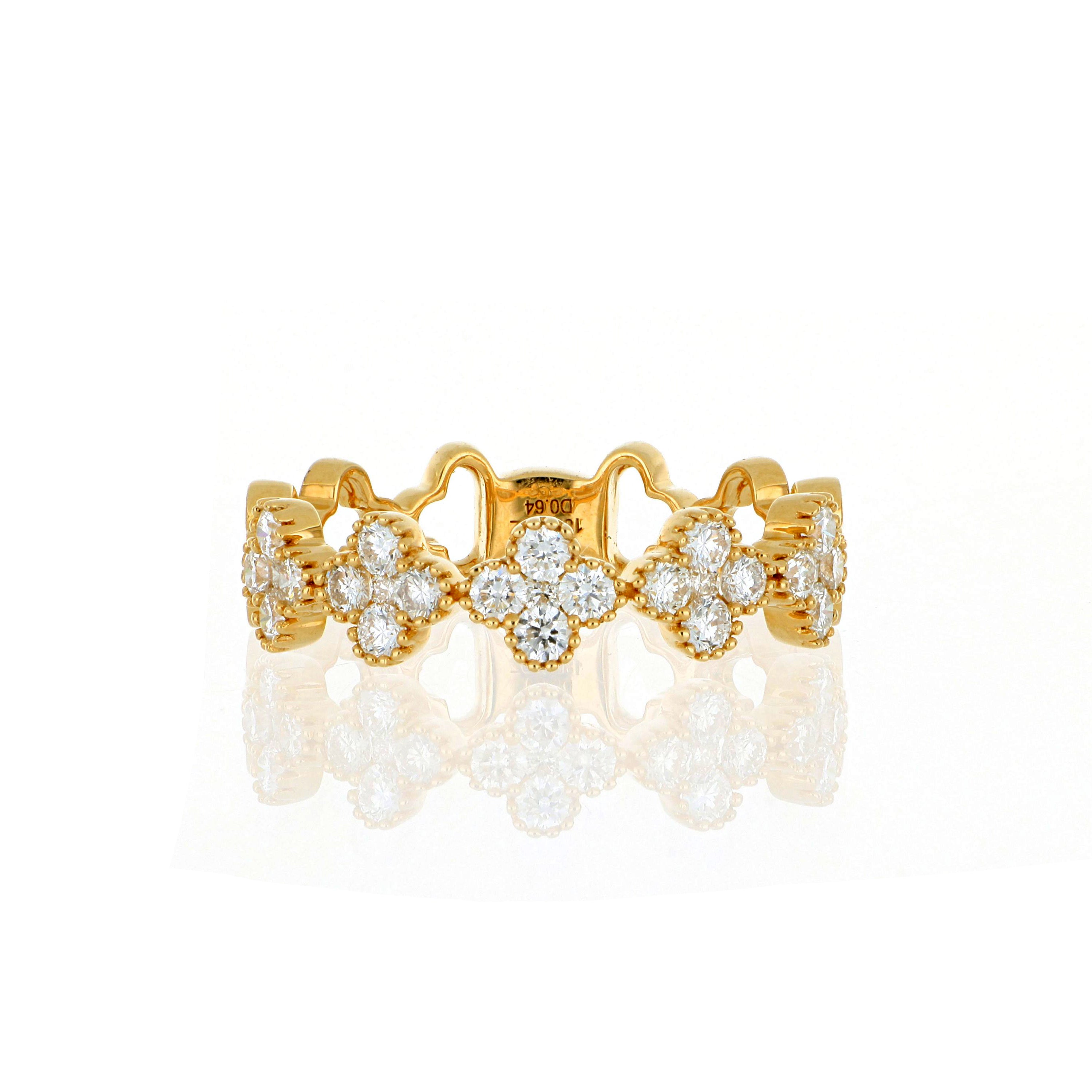 18k Yellow Gold Diamond Ring - Charles Koll Jewelers
