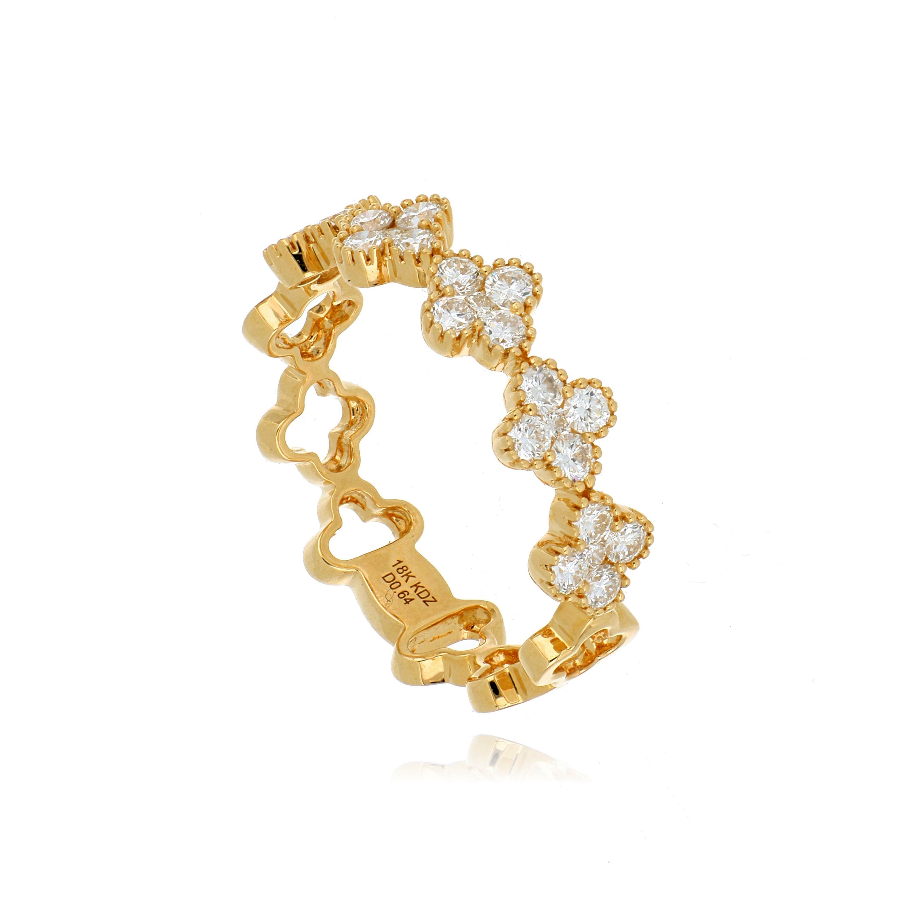 18k Yellow Gold Diamond Ring - Charles Koll Jewelers