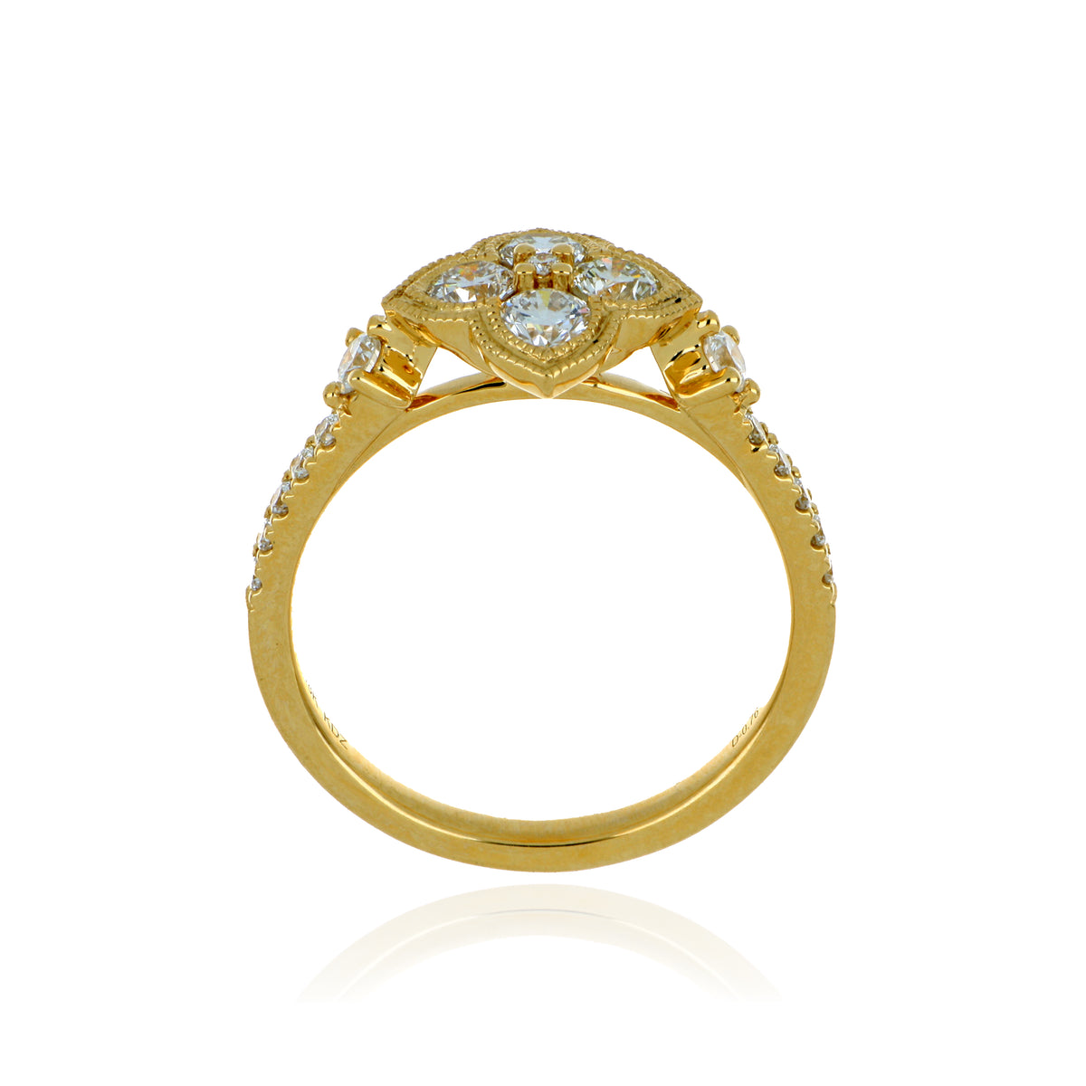 18k Yellow Gold Diamond Ring
