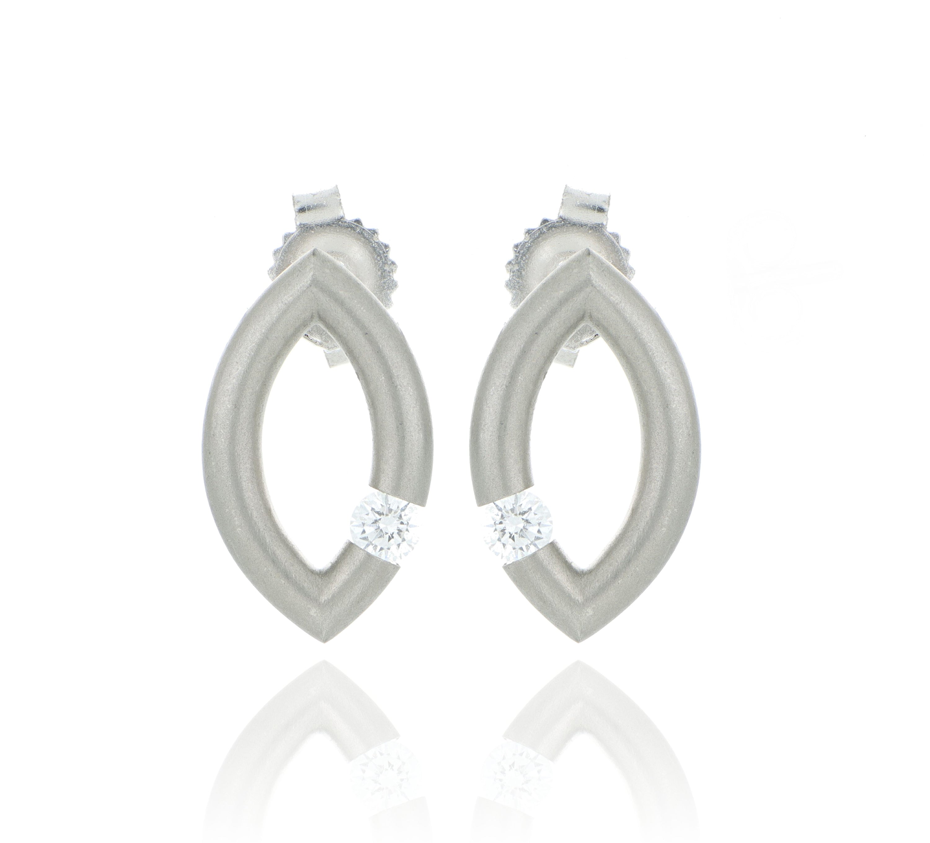 Platinum Diamond Earrings
