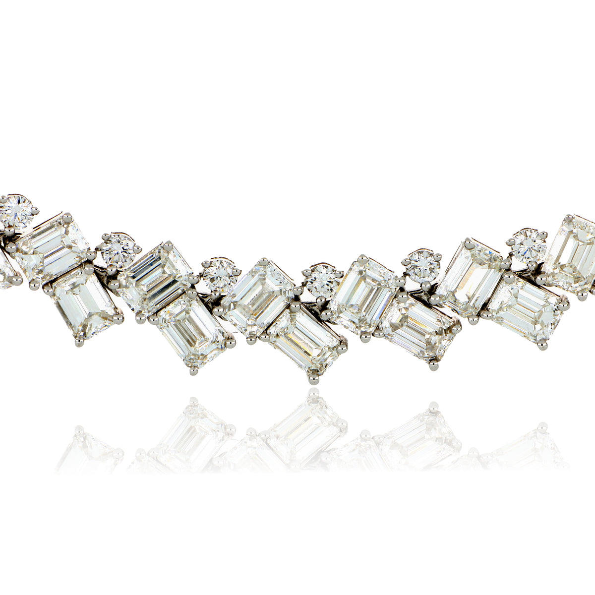 18k White Gold Diamond Necklace