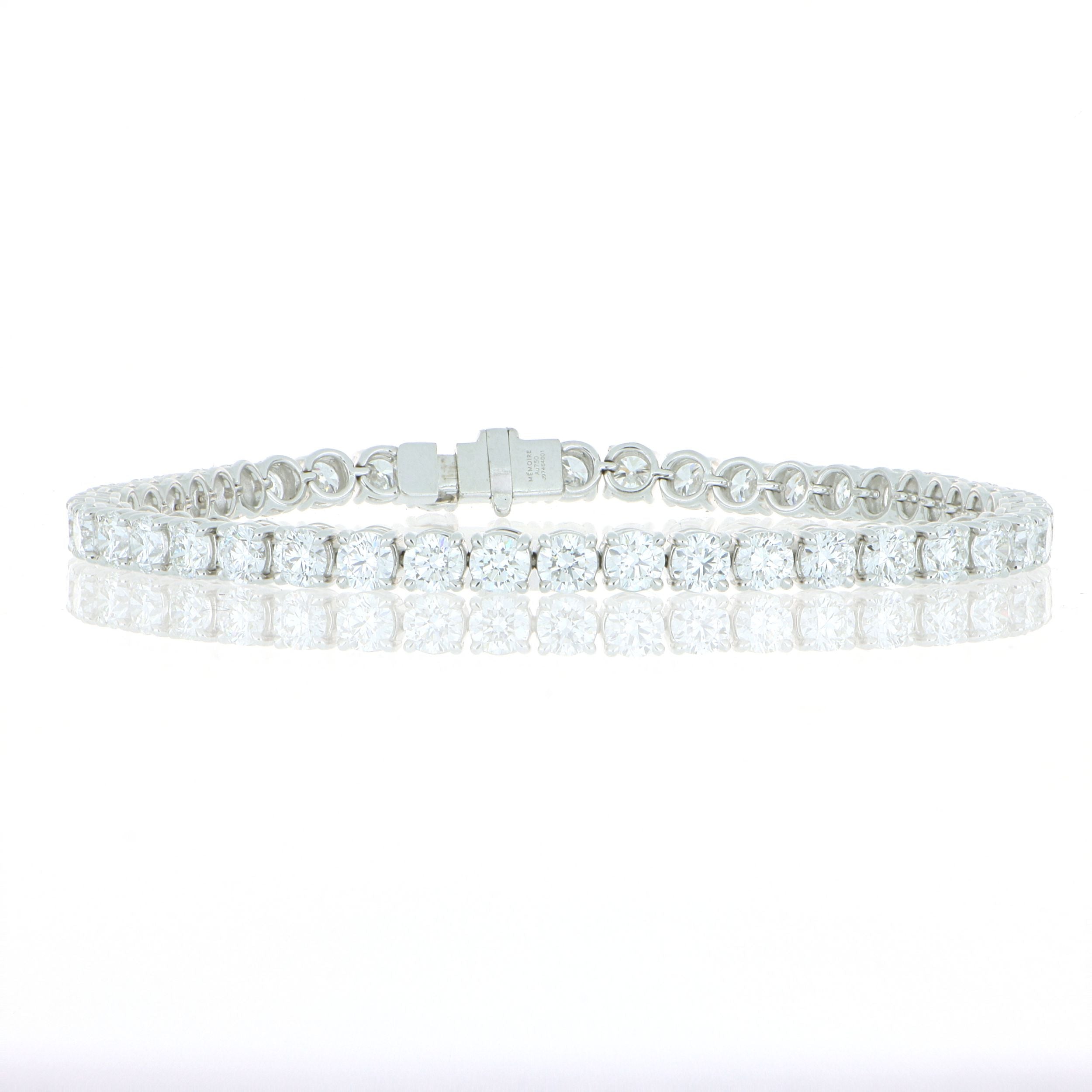 18k White Gold Diamond Tennis Bracelet