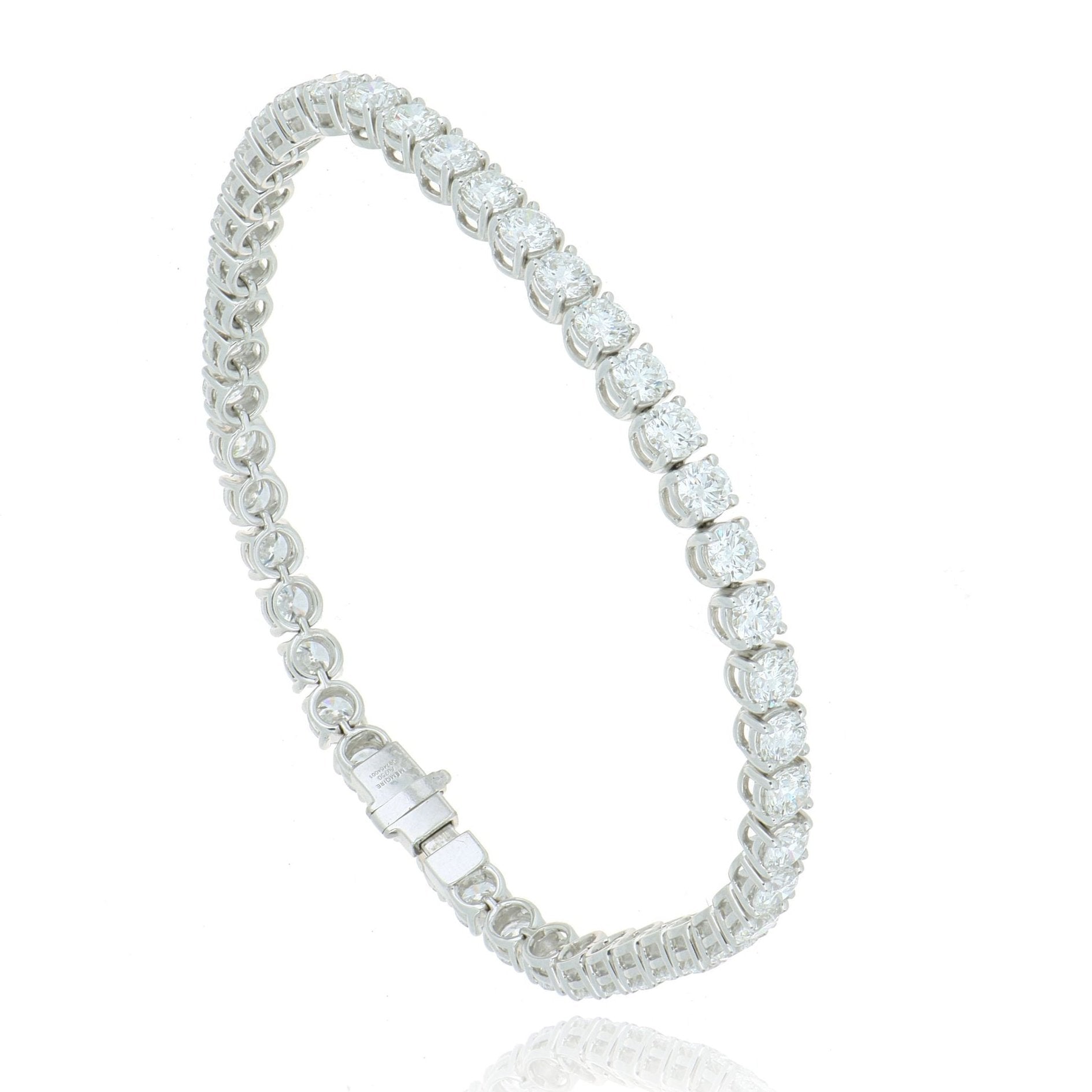 18k White Gold Diamond Tennis Bracelet