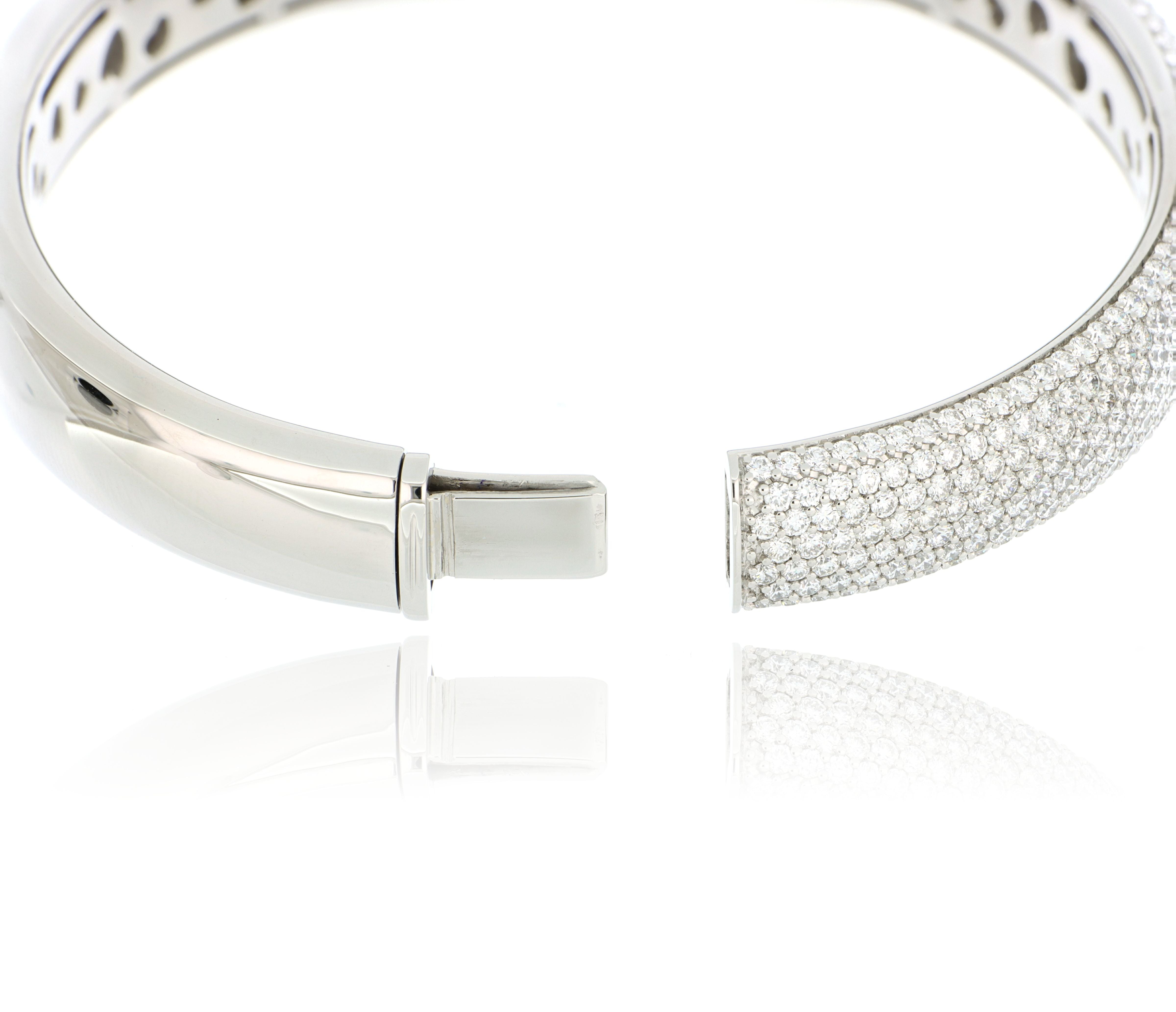 Platinum Diamond Bangle