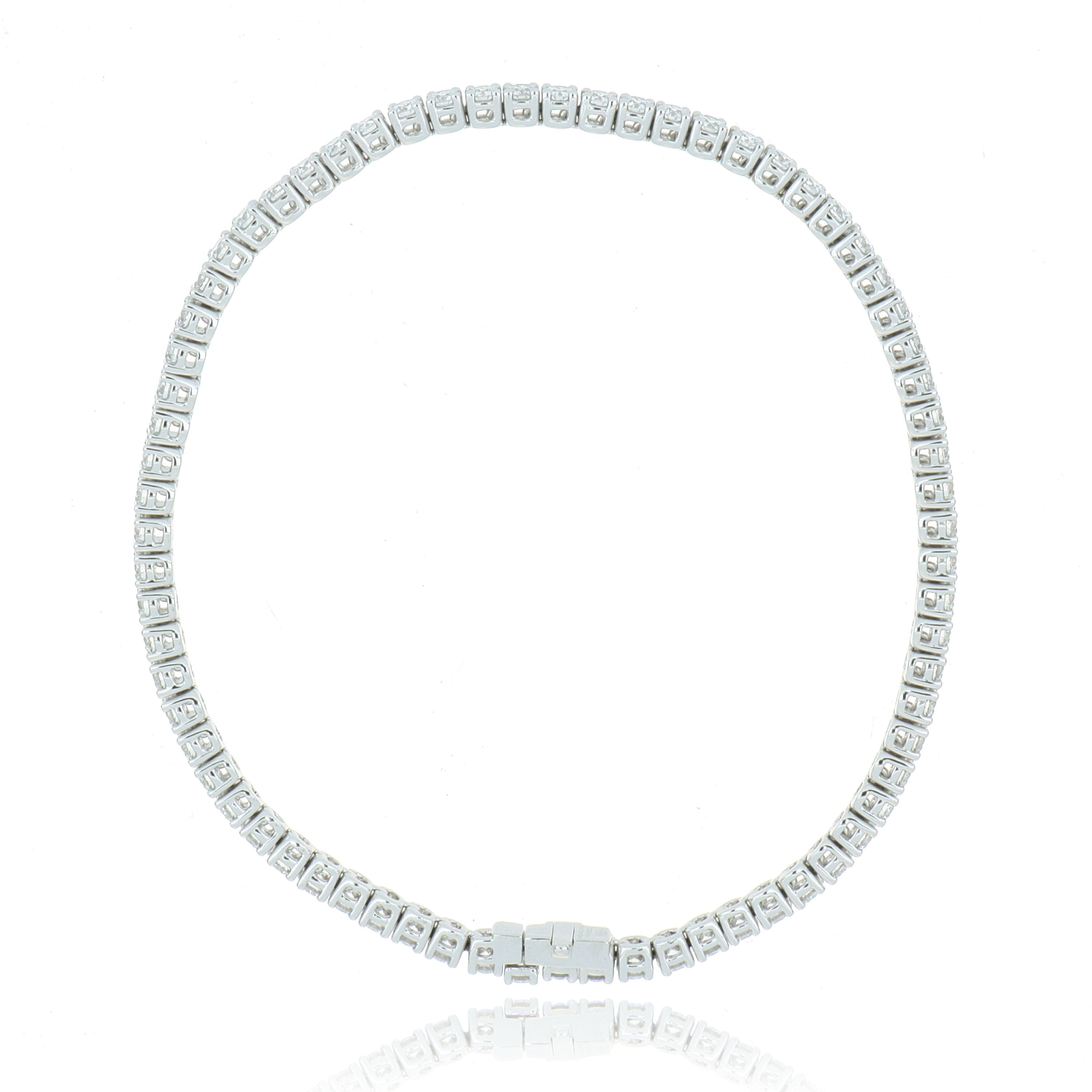 Platinum Diamond Tennis Bracelet