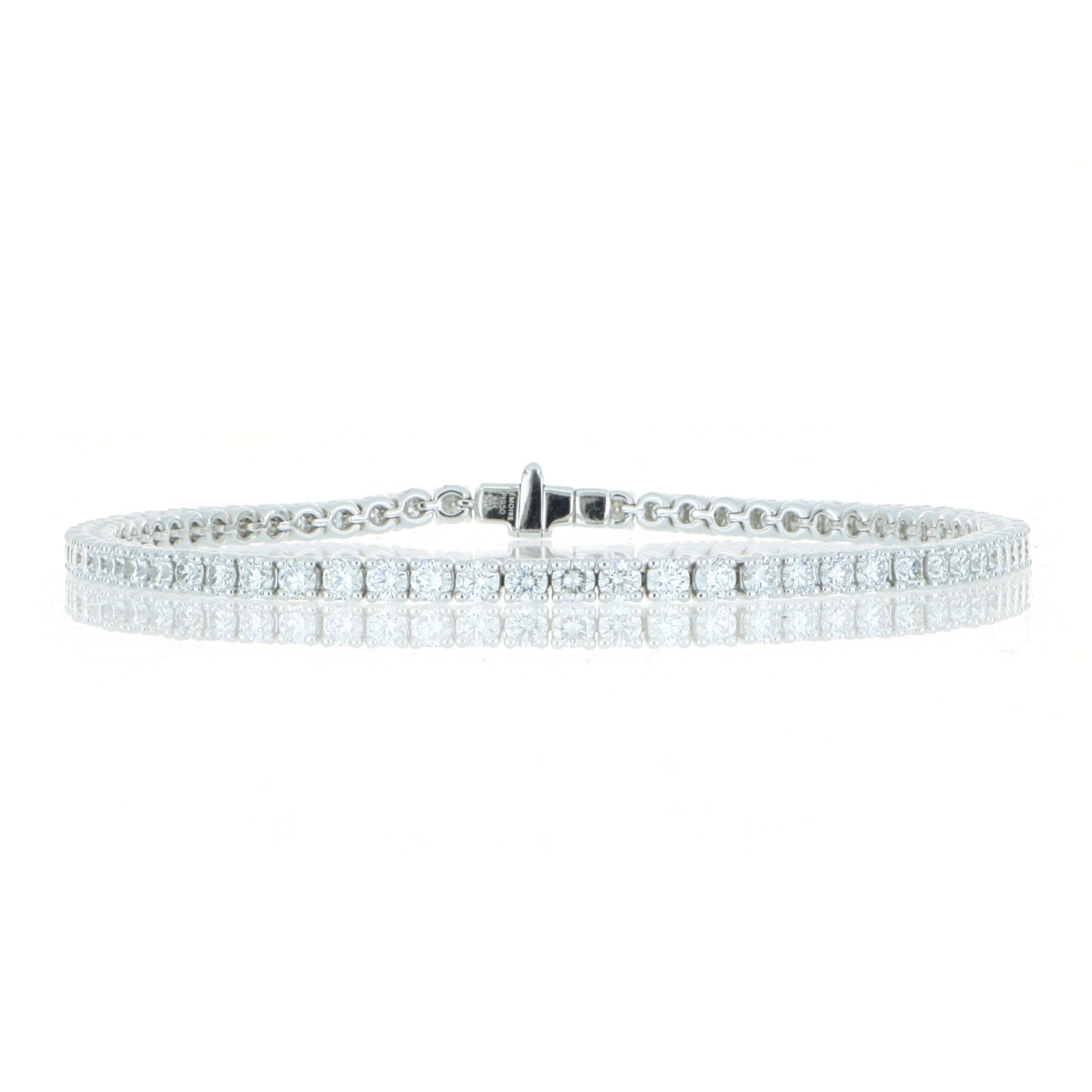 Platinum Diamond Tennis Bracelet