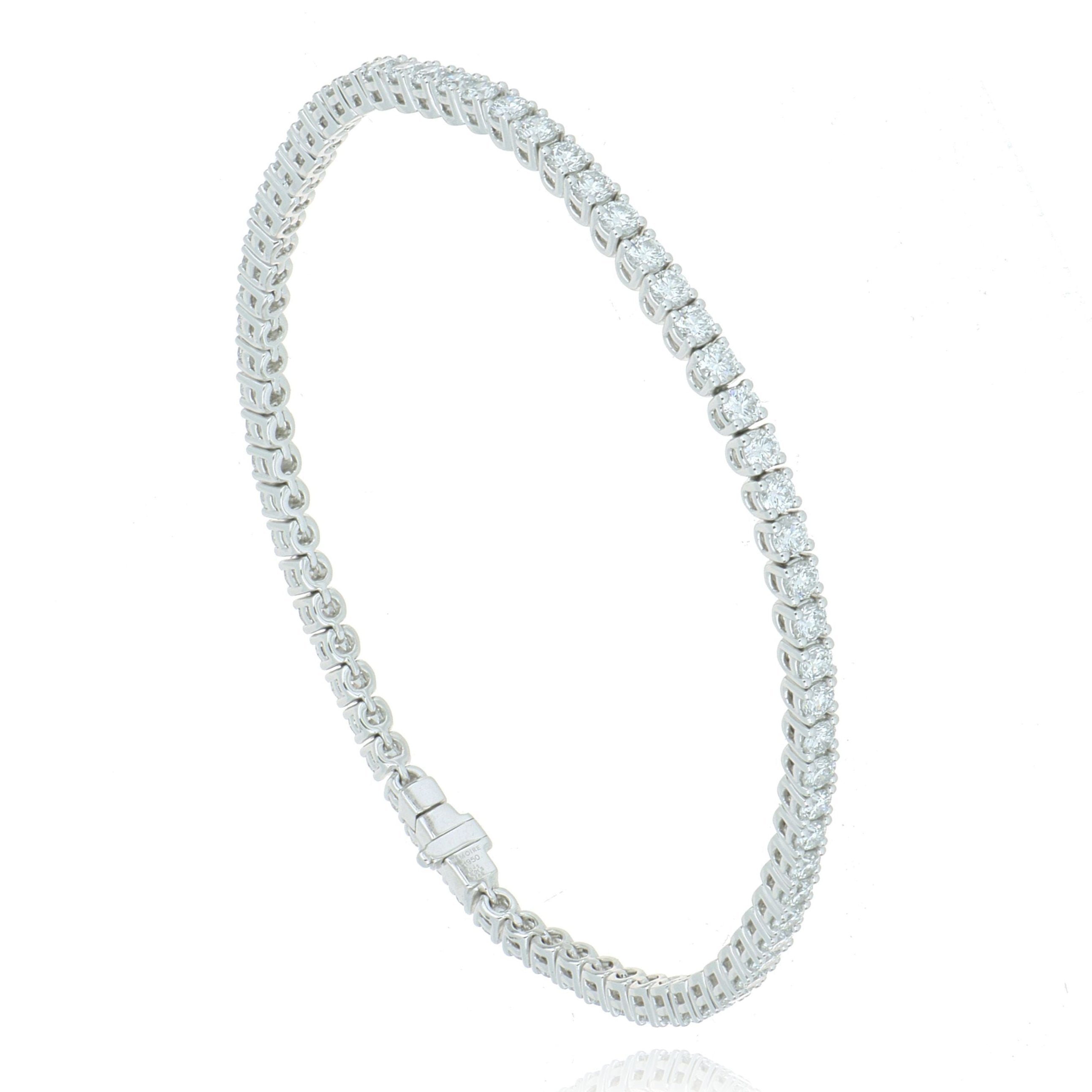 Platinum Diamond Tennis Bracelet