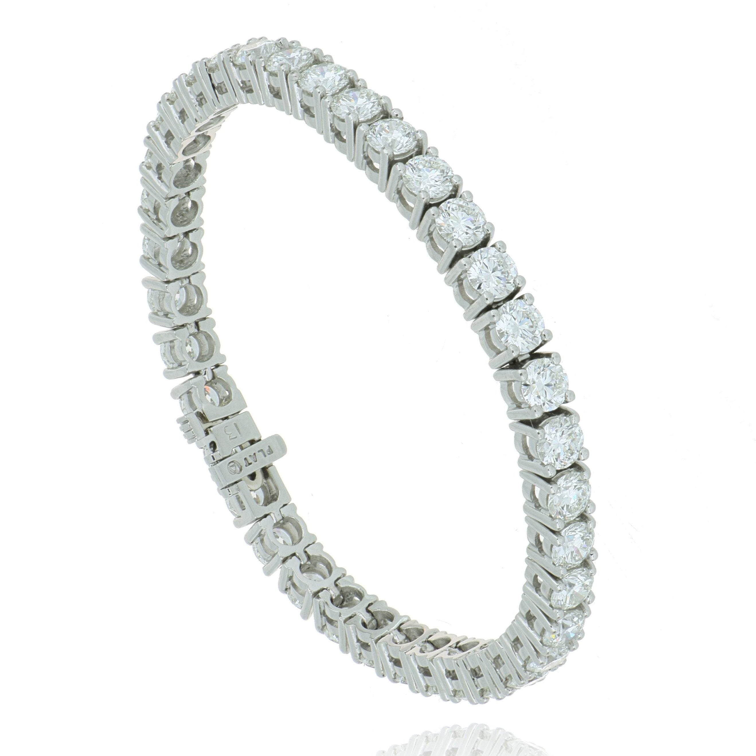 Platinum Diamond Tennis Bracelet