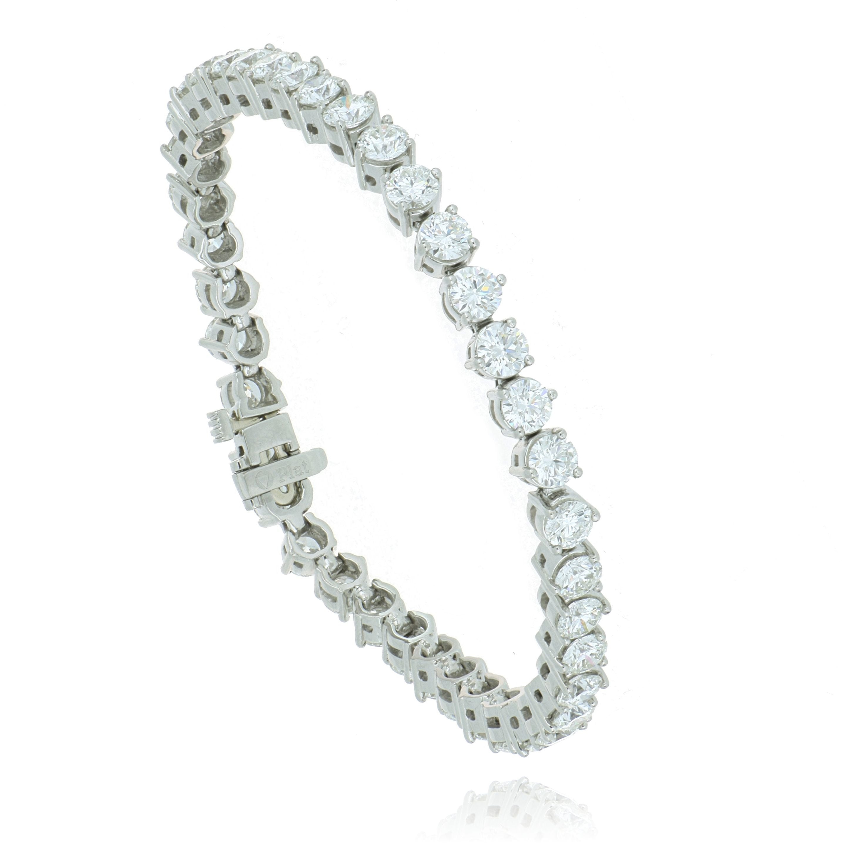 Platinum Diamond Tennis Bracelet