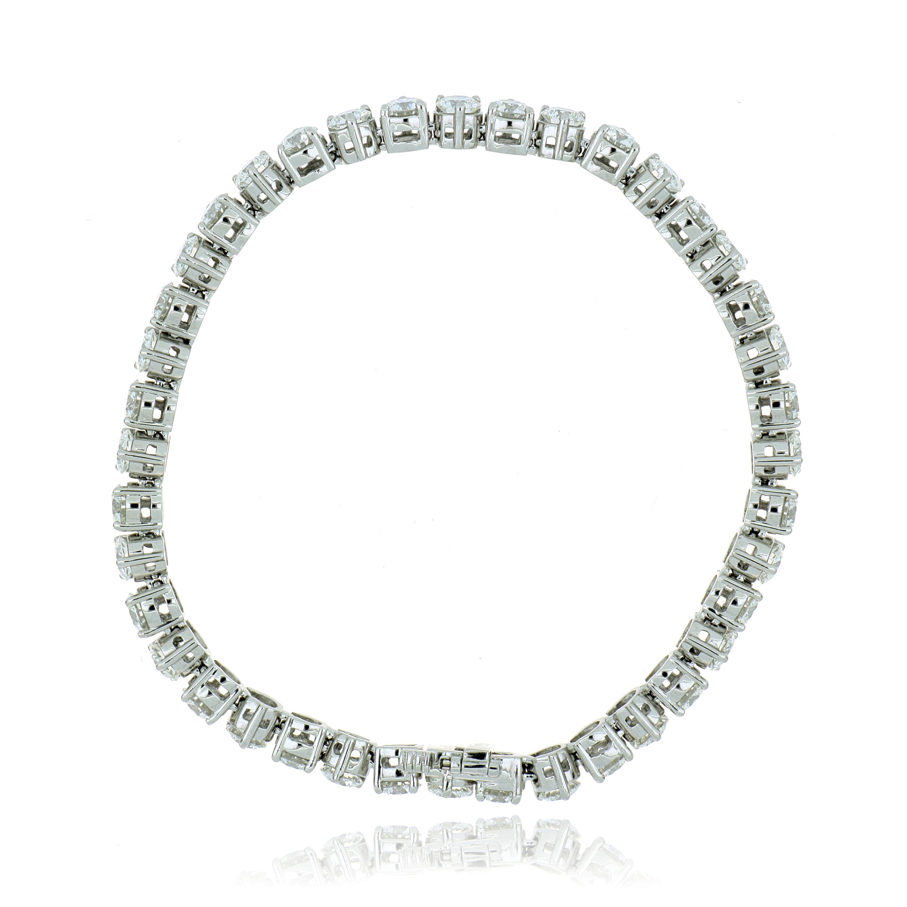 Platinum Diamond Tennis Bracelet