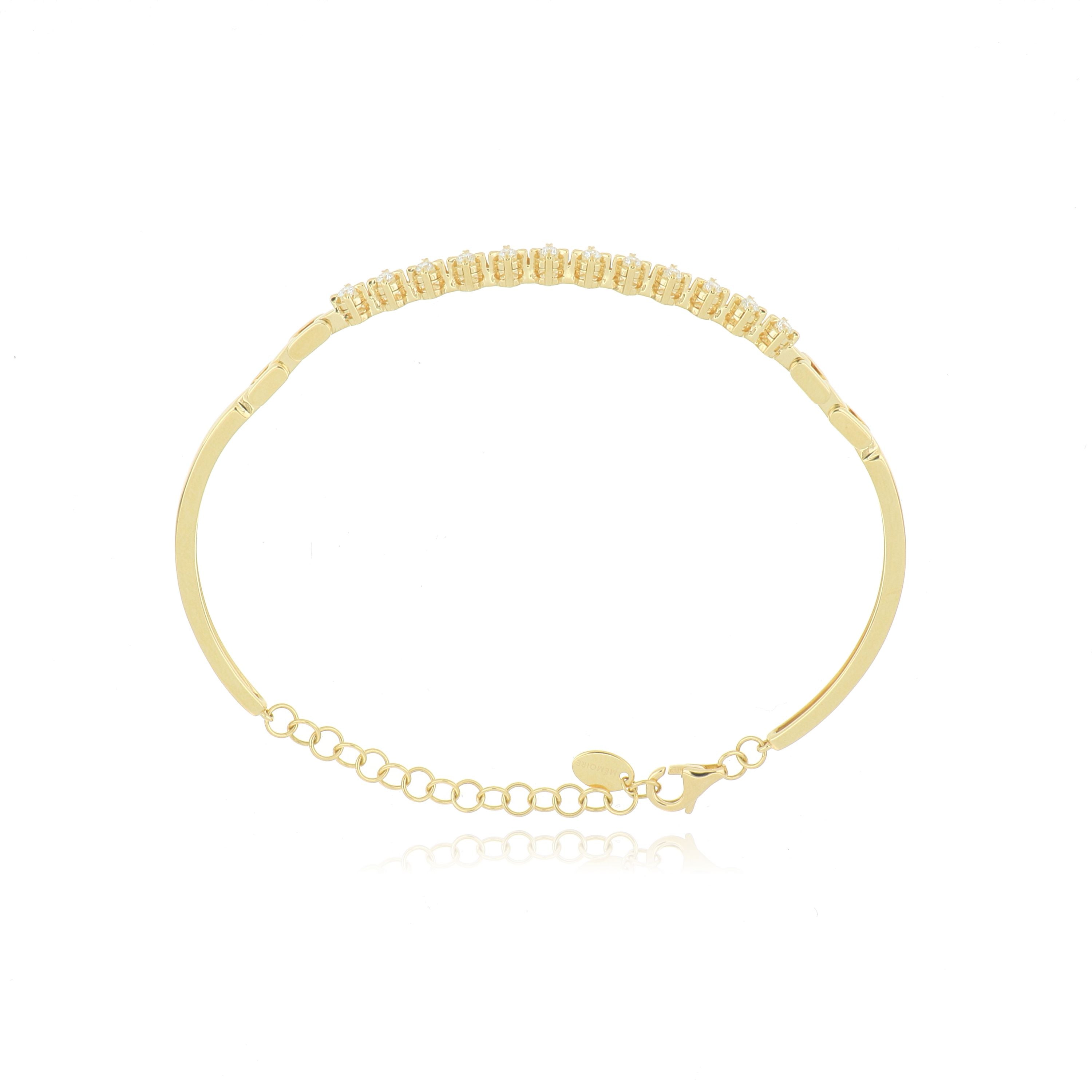 18k Yellow Gold Diamond Bracelet