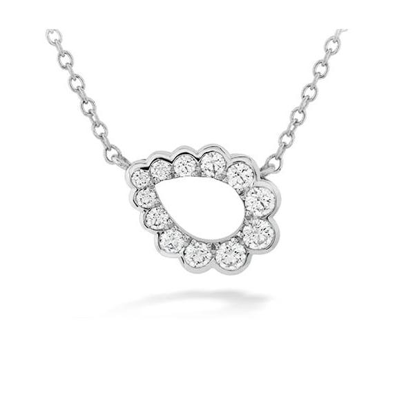 18k White Gold Diamond Fashion Necklace