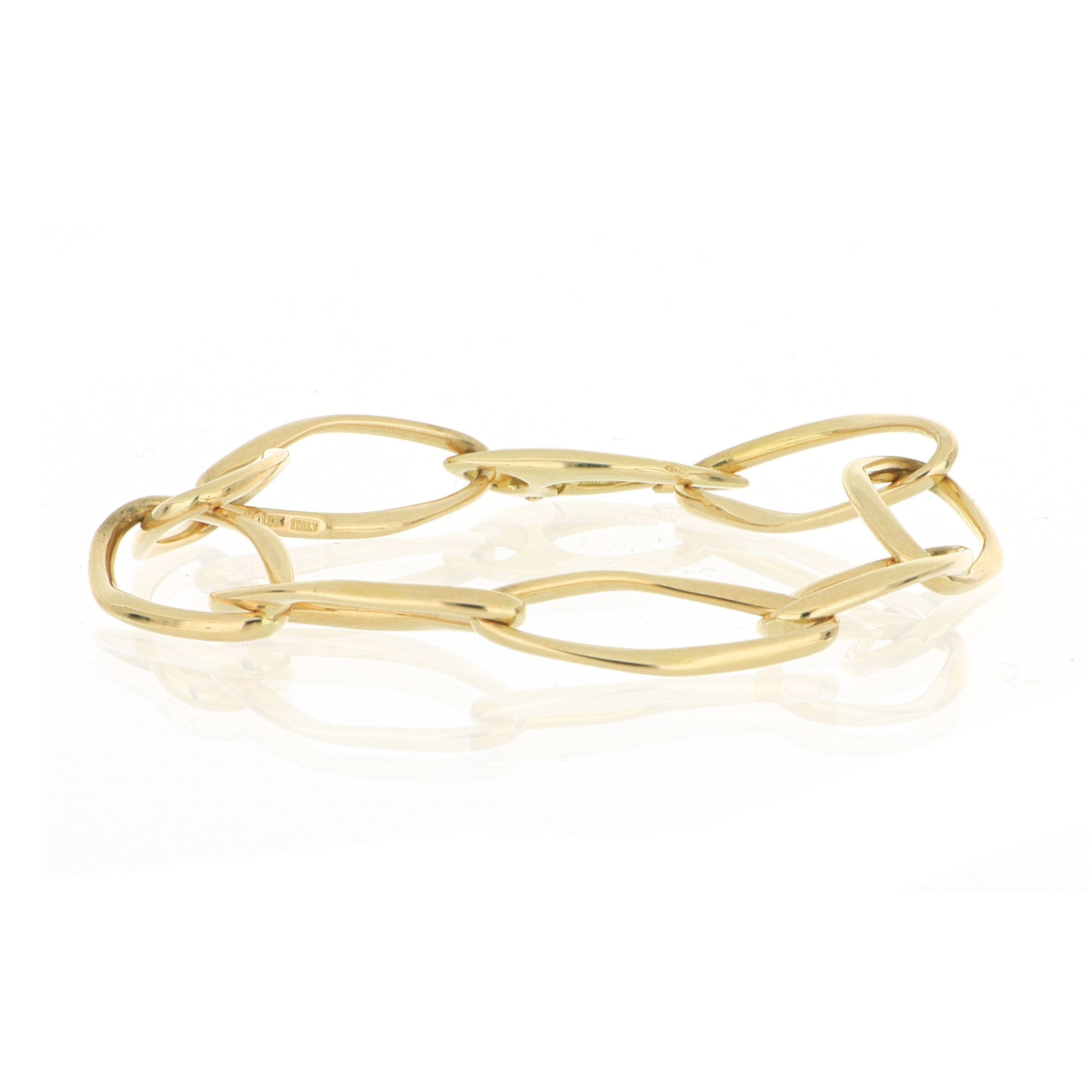 18k Yellow Gold Link Bracelet