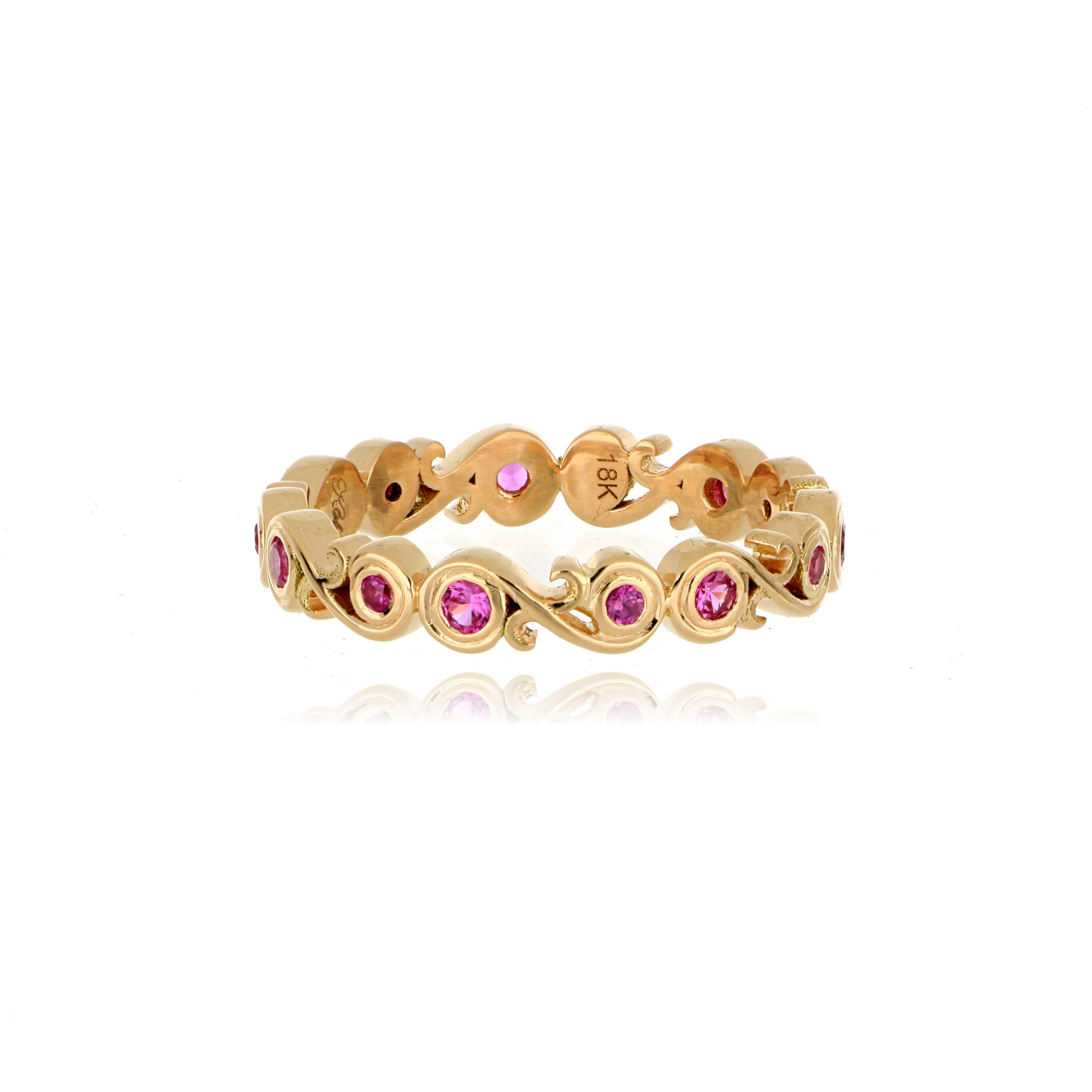 18k Rose Gold Ruby Ring